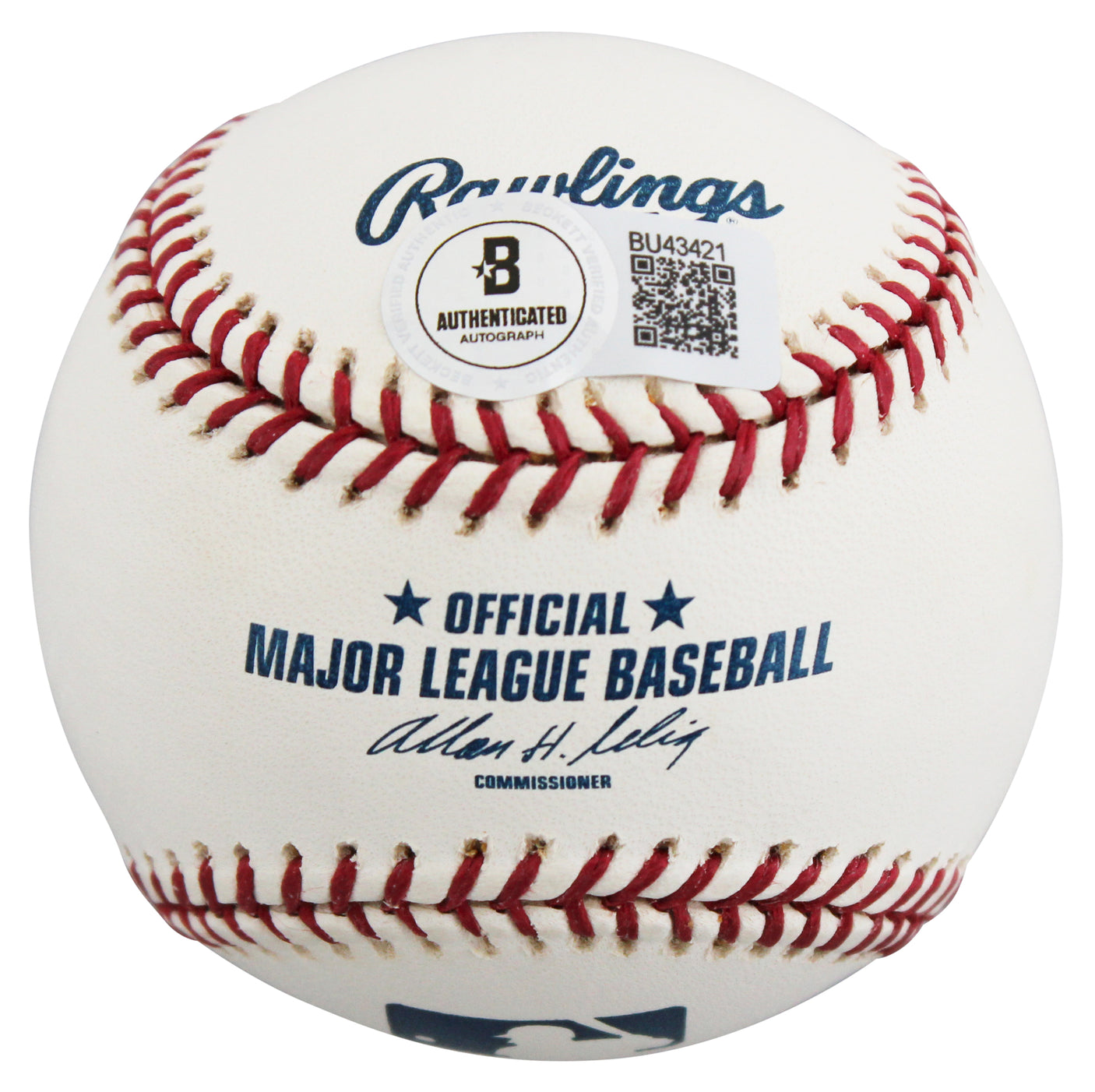 Blue Jays Roberto Alomar Authentic Signed Selig OML Baseball Autographed BAS