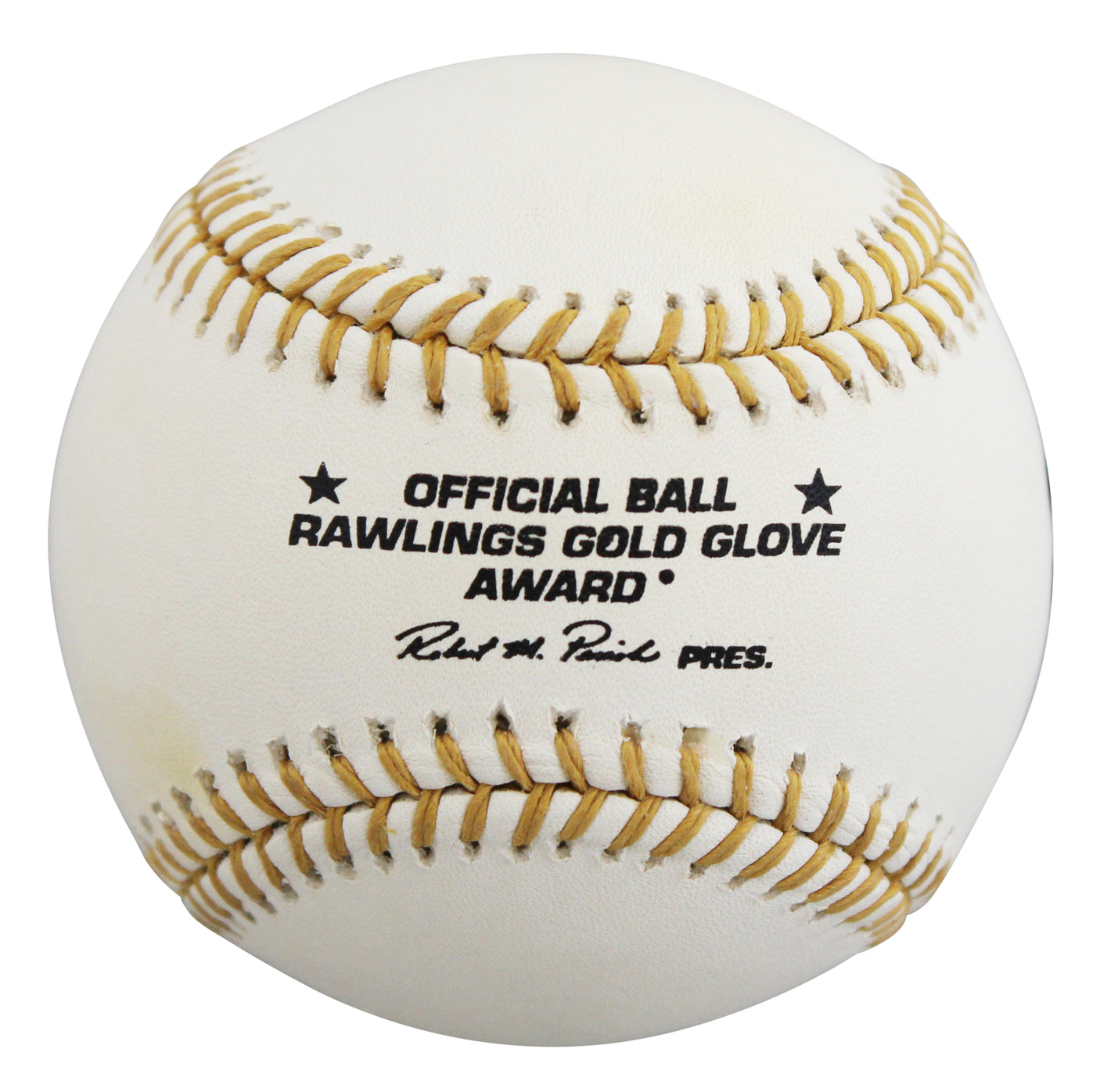 Tigers Lou Whitaker Signed Rawlings Gold Glove Logo OML Baseball BAS #BV01150