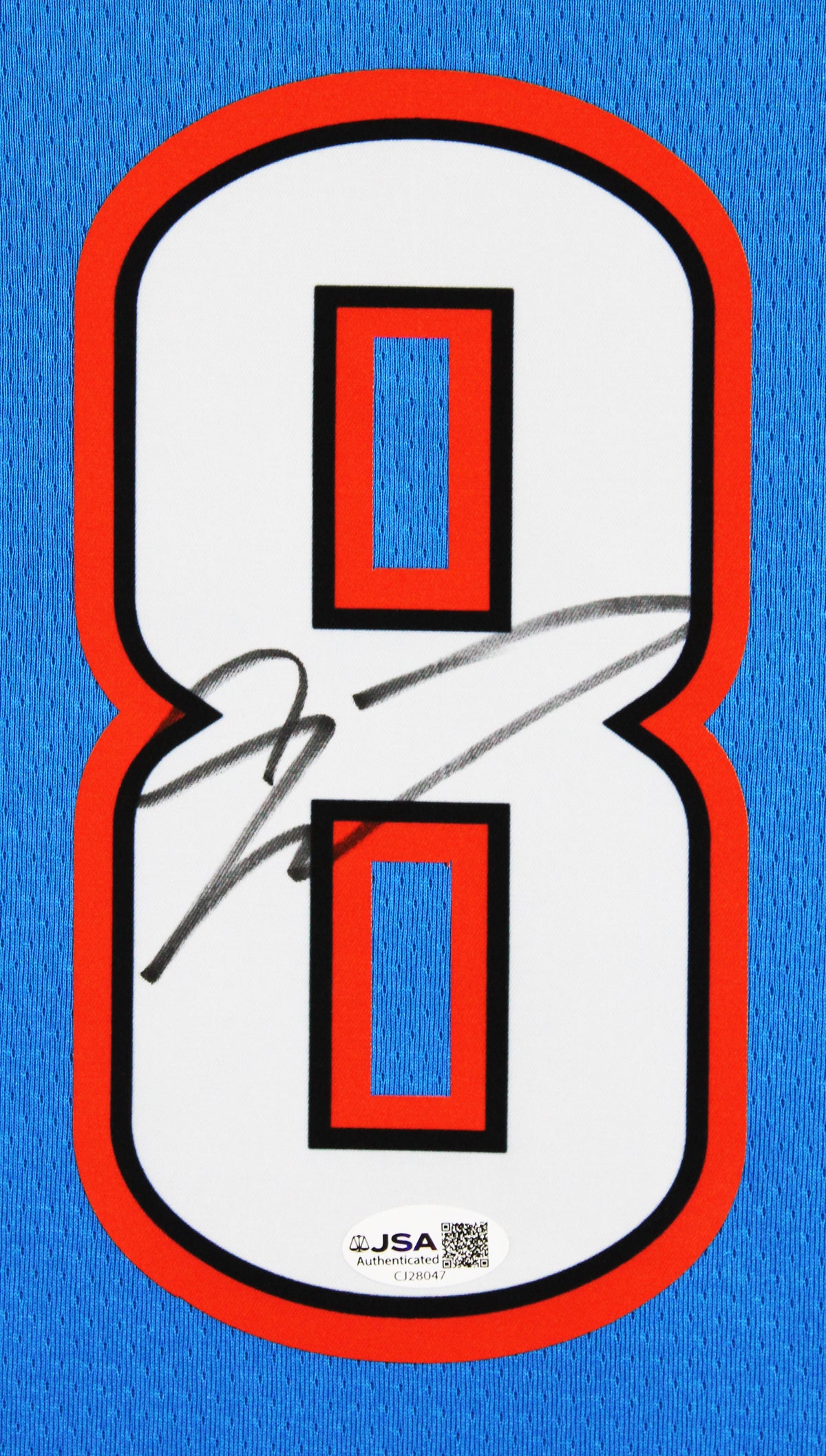 Thunder Jalen Williams Signed Blue Nike Finals Ed. Swingman Framed Jersey JSA