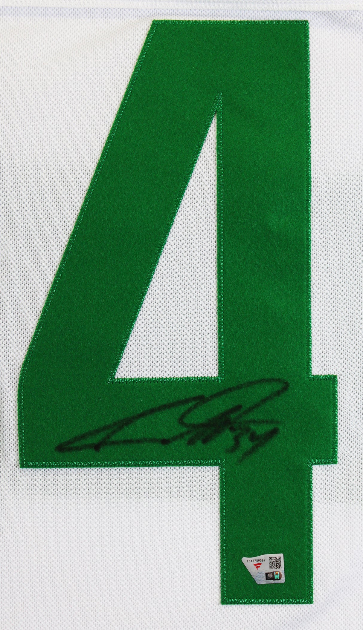 Auston Matthews Signed White Shamrock Series Auth Jersey w/ Fight Strap Fanatics