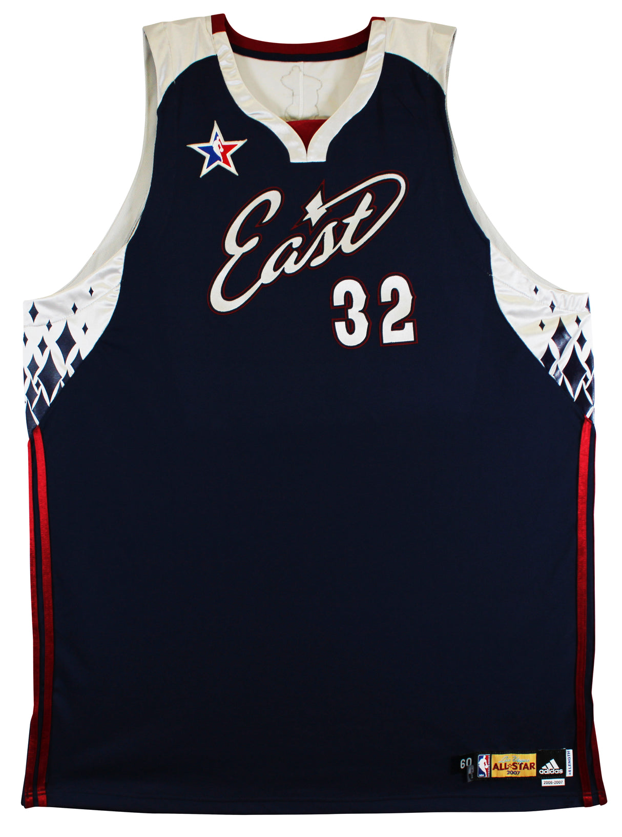 Shaquille O'Neal Signed Team Issued Navy 2007 NBA ASG Adidas Jersey BAS & SIA