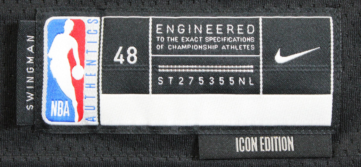 Victor Wembanyama Signed Black Nike Icon Ed. Jersey w/ Alien Sketch Fanatics