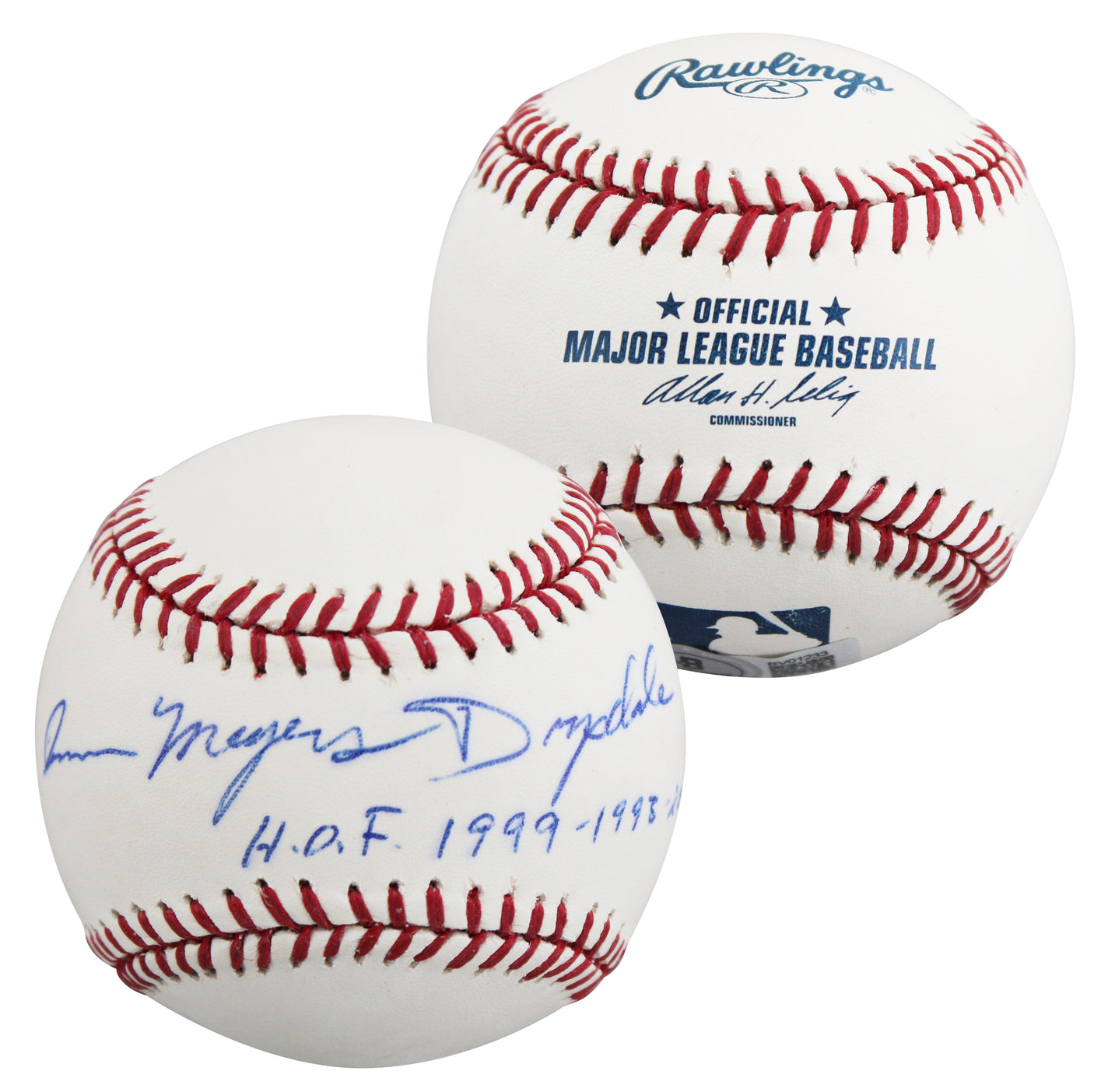 Ann Meyers Drysdale "HOF 1999-1993-2007" Signed OML Baseball BAS #BV01233