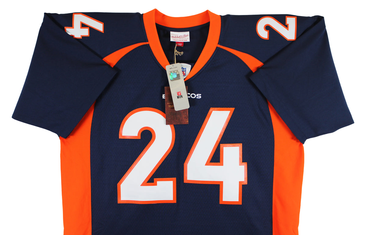 Broncos Champ Bailey Authentic Signed Navy Mitchell & Ness Jersey BAS Witnessed