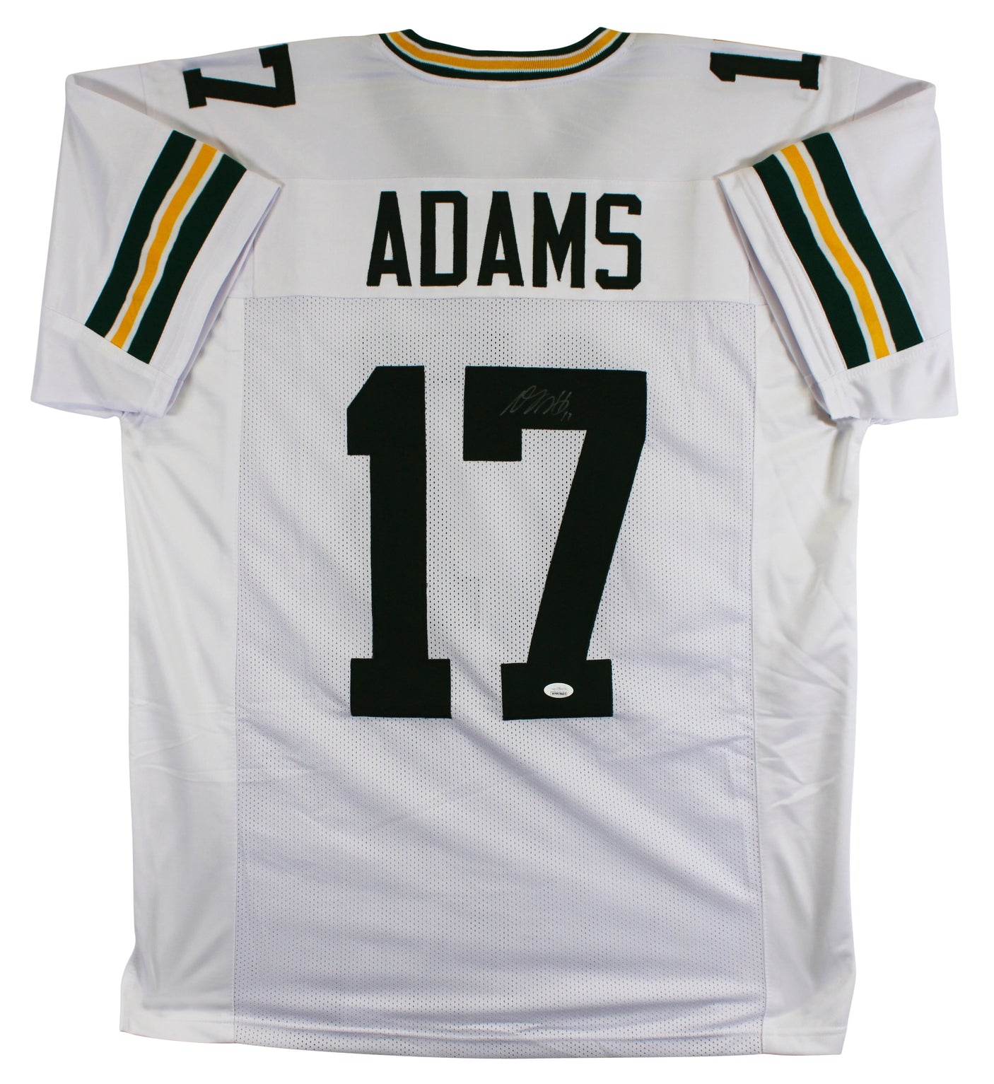 Davante Adams Authentic Signed White Pro Style Jersey JSA Witness #WPP978605