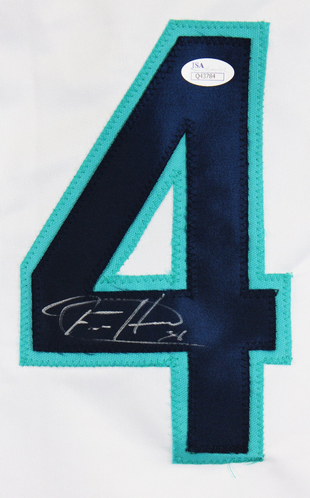 Felix Hernandez Authentic Signed White Pro Style Jersey Autographed JSA #Q43784