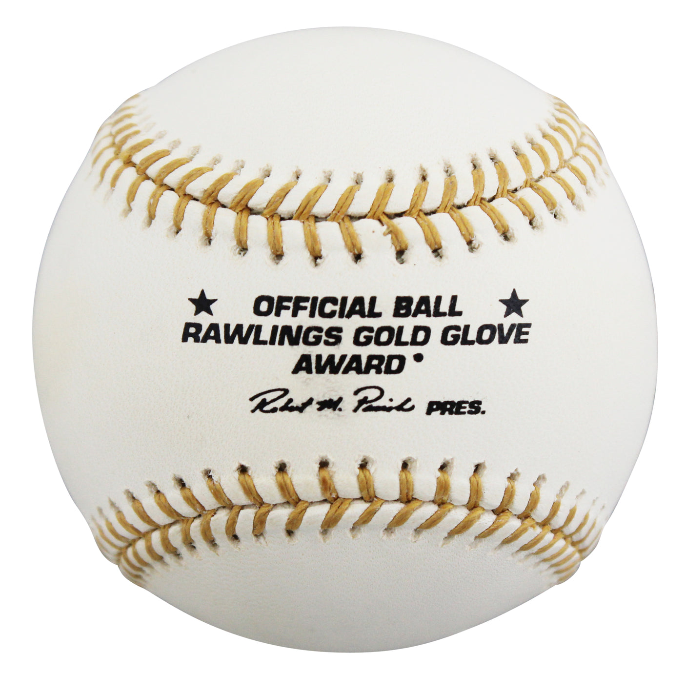 Tigers Lou Whitaker Signed Rawlings Gold Glove Logo OML Baseball BAS #BV01149