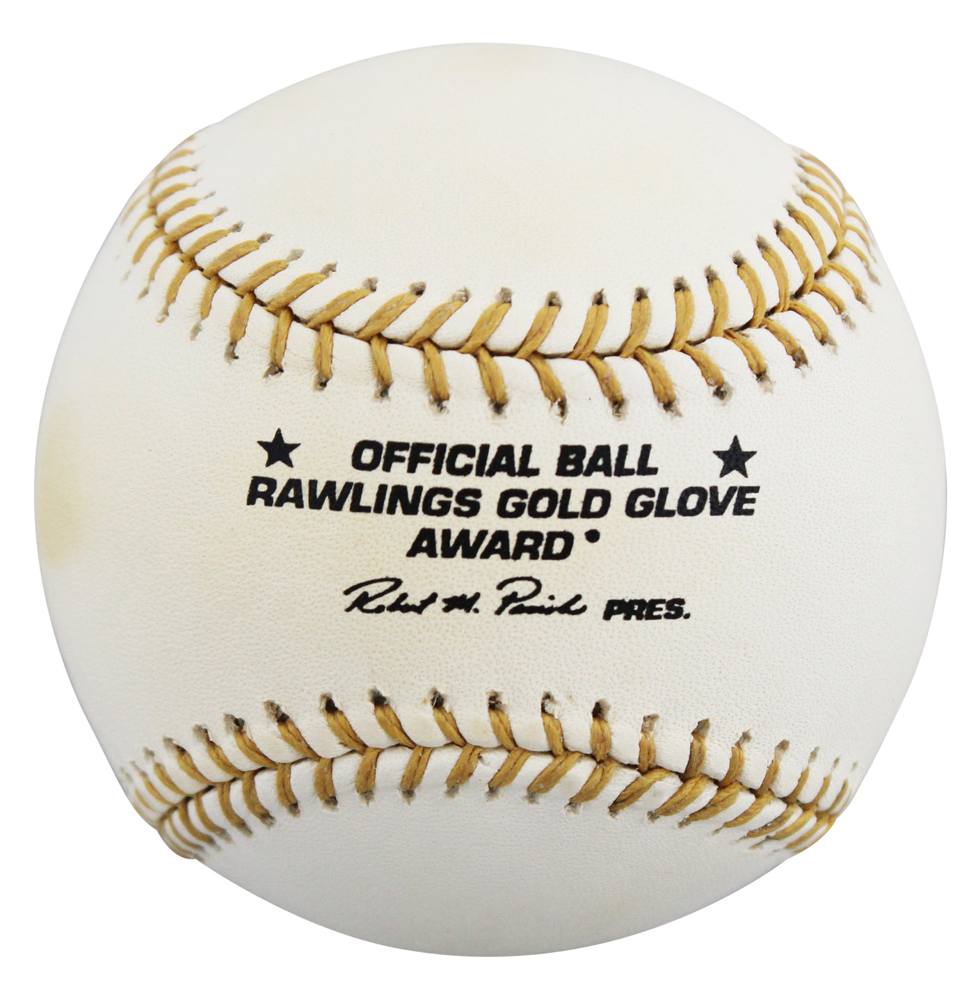 Tigers Lou Whitaker Signed Rawlings Gold Glove Logo OML Baseball BAS #BV01148