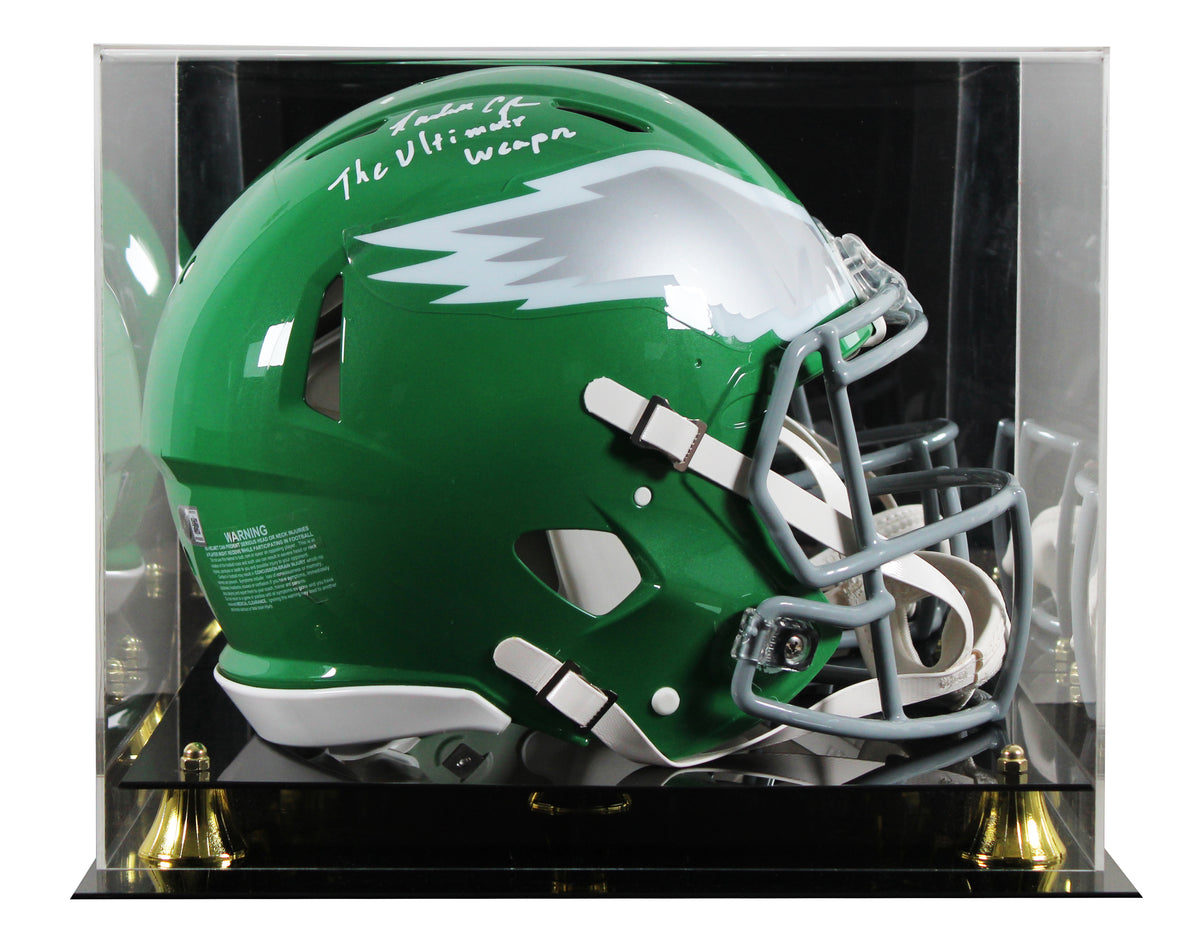 Randall Cunningham "UW" Signed 2023 Alt F/S Speed Proline Helmet W/ Case BAS Wit