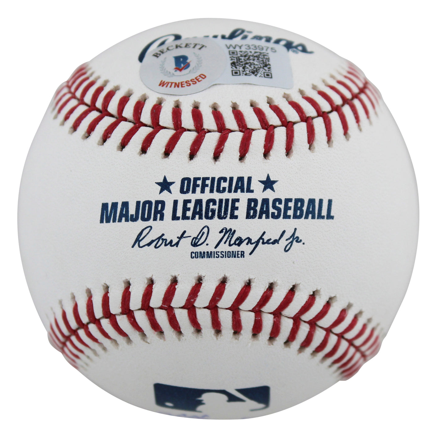 Brewers Robin Yount "6x Stat" Authentic Signed Oml Baseball w/ Case BAS Wit 2