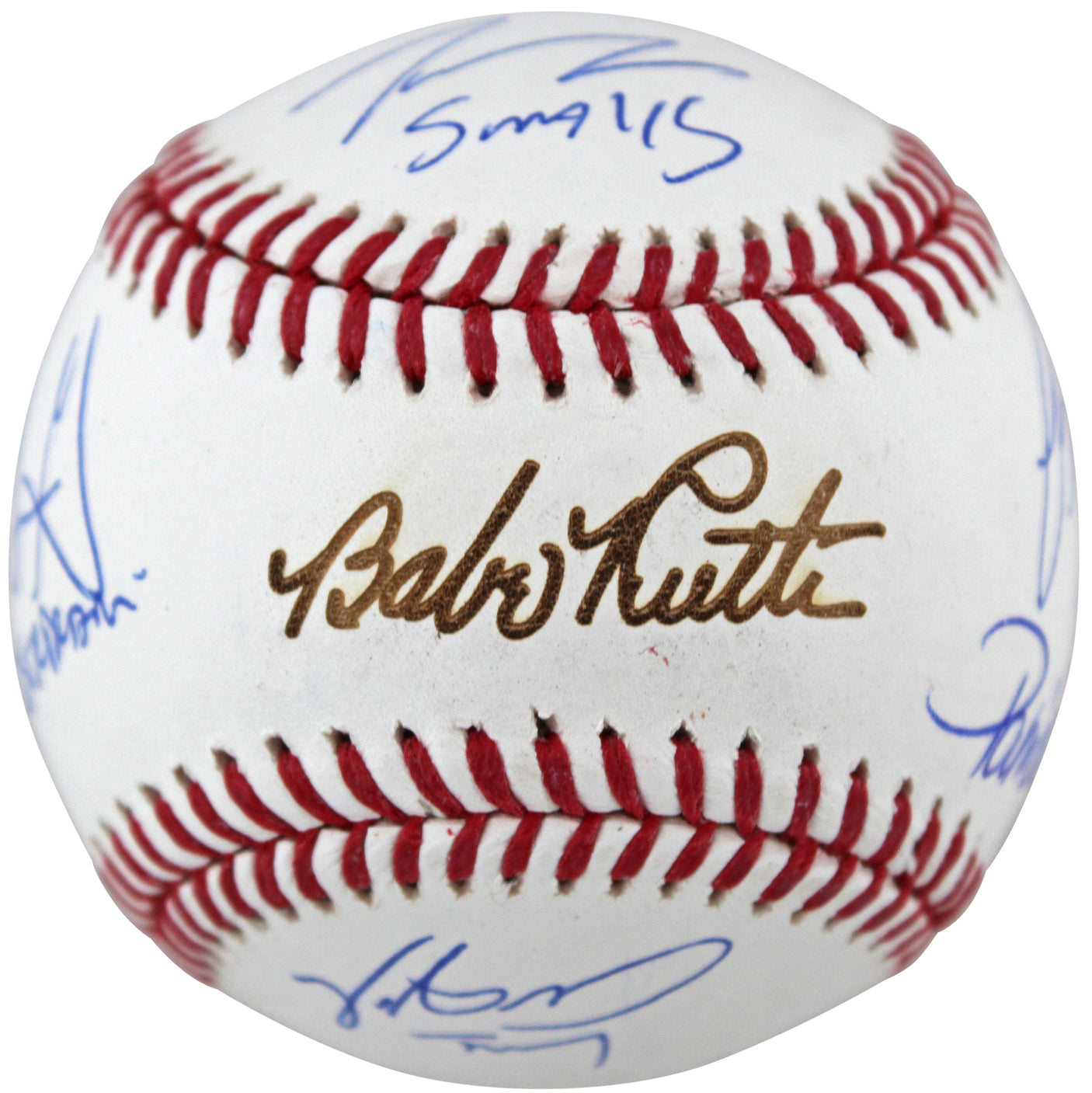 Sandlot (8) Guiry, Leopardi, Renna, +5 Signed Babe Ruth Baseball w/ Case BAS