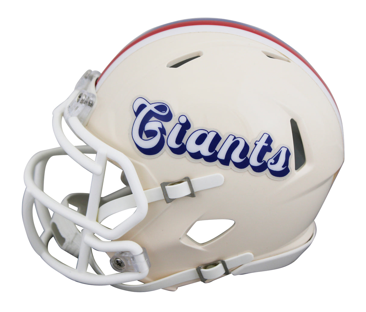 Giants Abdul Carter Authentic Signed Retro Speed Mini Helmet BAS Witnessed