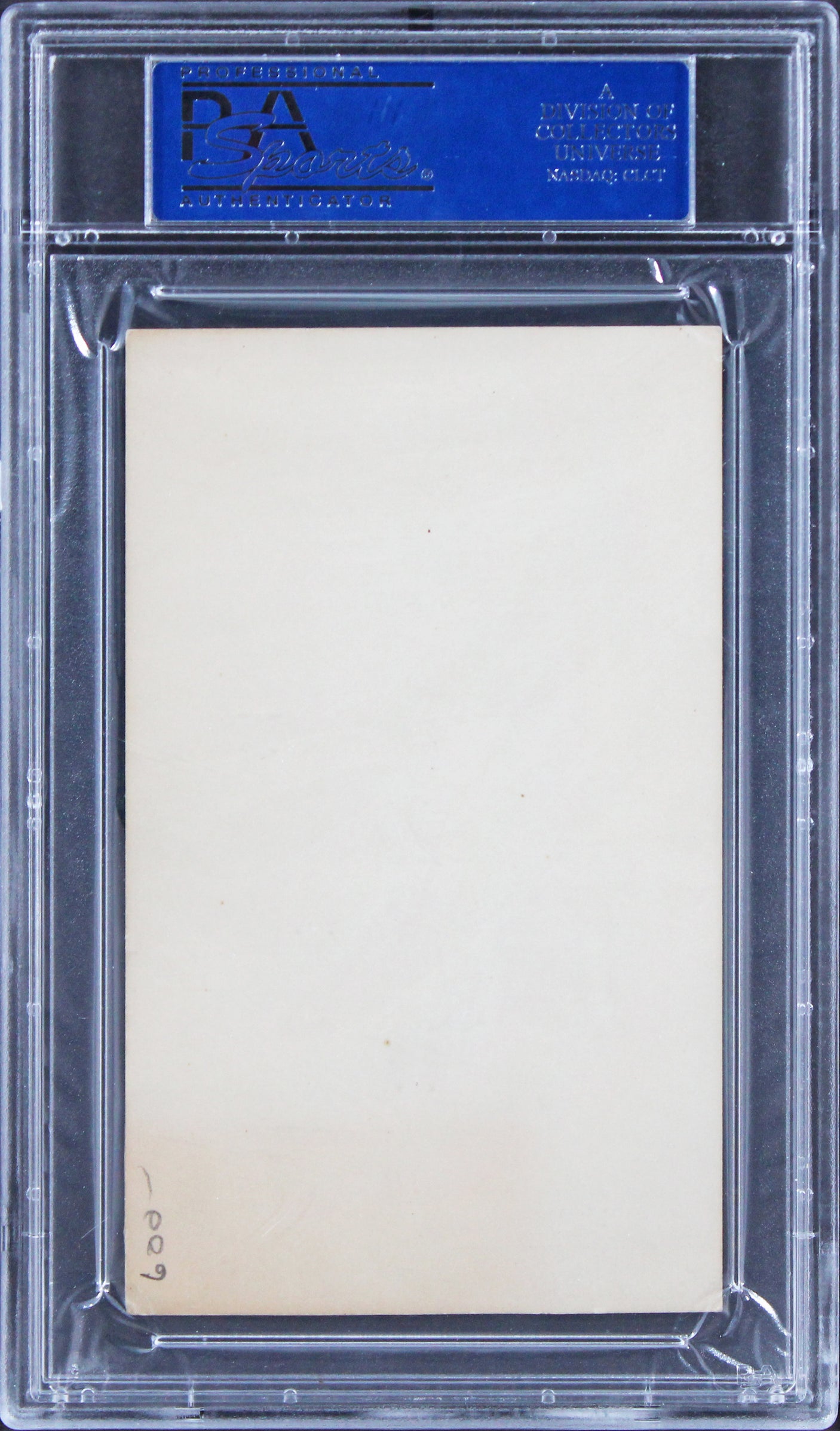 Senators Walter Johnson Signed & Inscribed 3x5 Index Card Auto 10! PSA Slabbed