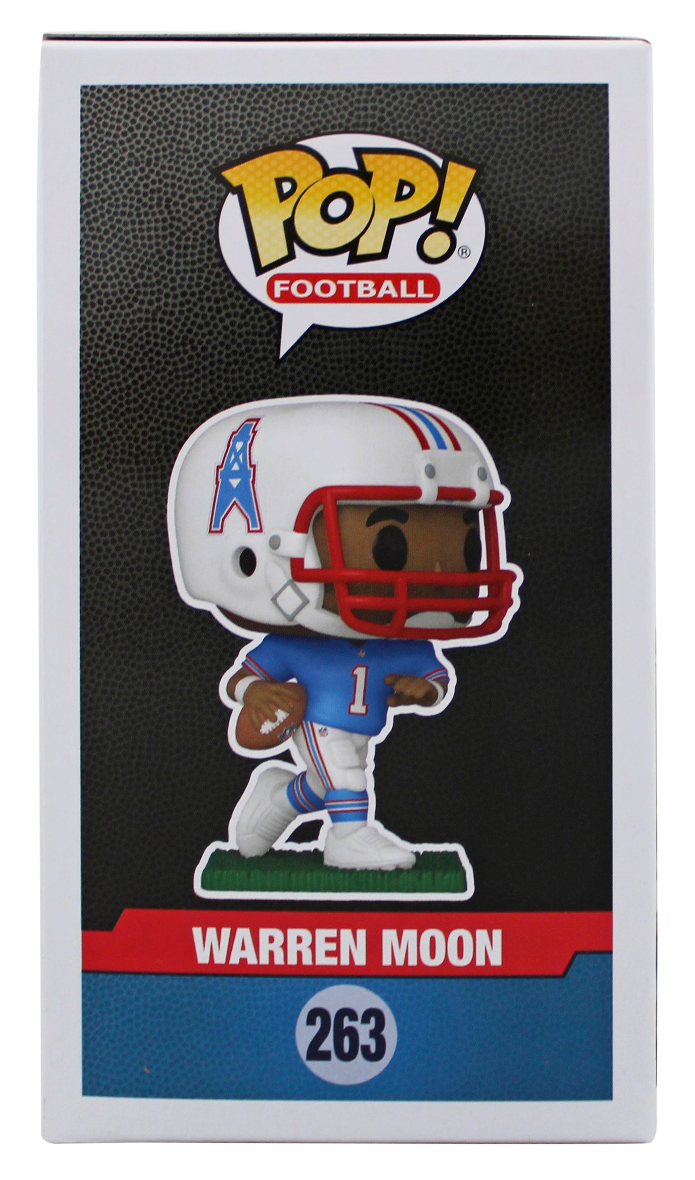 Oilers Warren Moon "HOF 06" Signed #263 Funko Pop Vinyl Figure BAS Witnessed