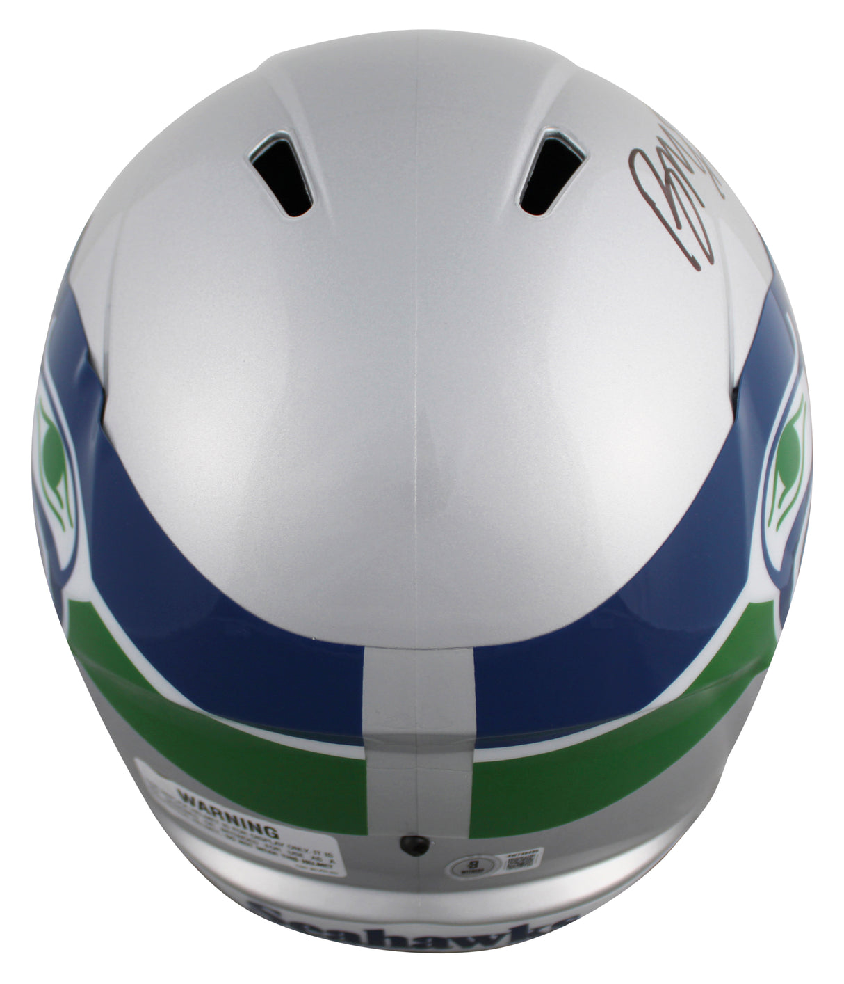 Seahawks Byron Murphy II Signed 1983-01 TB F/S Speed Rep Helmet W/ Case BAS Wit