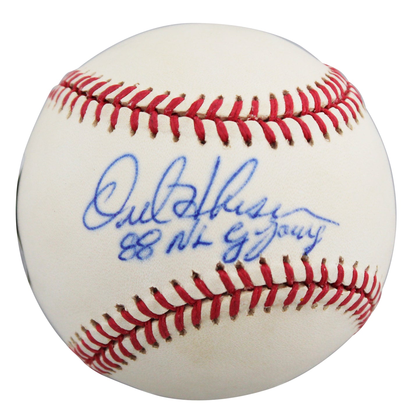 Dodgers Orel Hershiser "88 NL Cy Young" Signed Coleman ONL Baseball BAS #BV01114