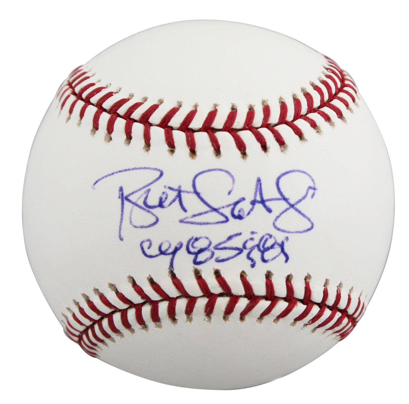 Royals Bret Saberhagen "CY 85 & 89" Authentic Signed OML Baseball BAS #BV01115