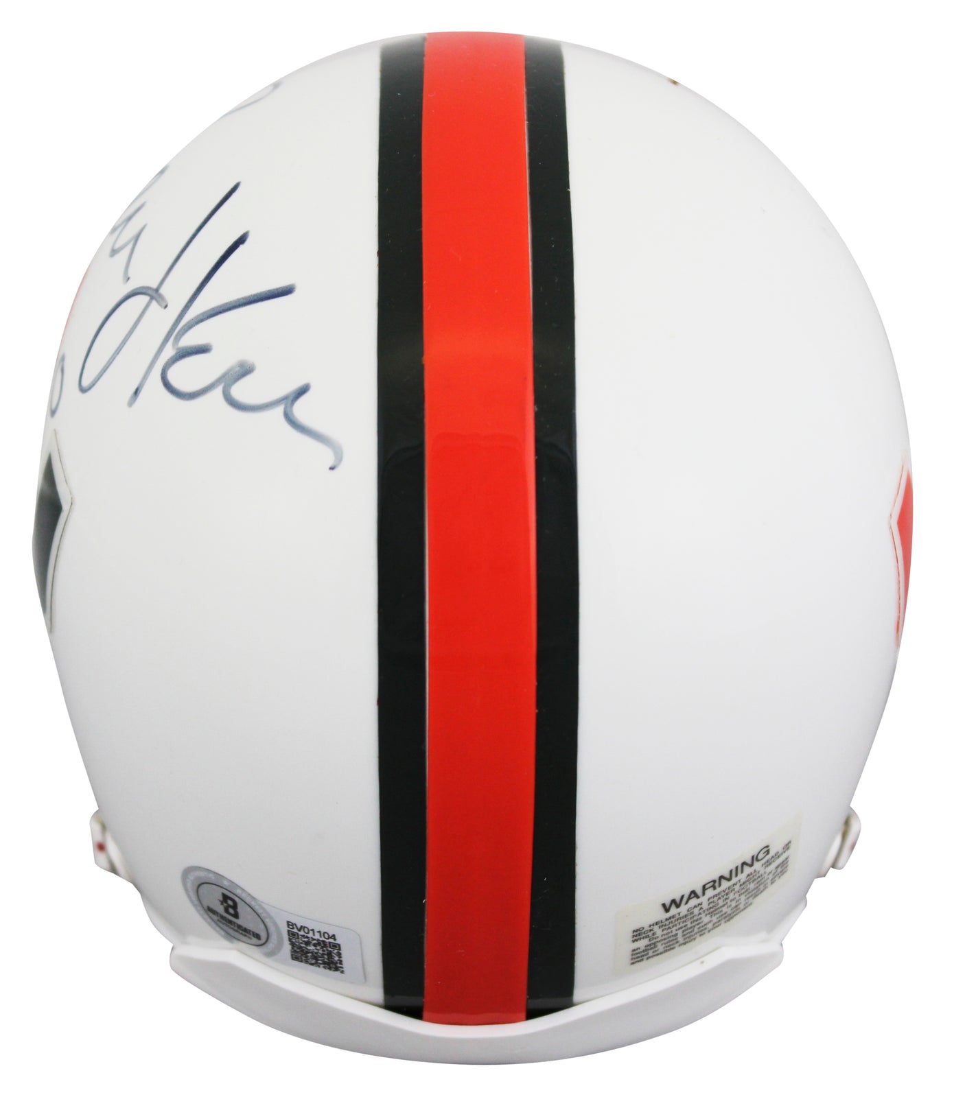 Miami Bernie Kosar Authentic Signed VSR4 Rep Mini Helmet BAS #BV01104
