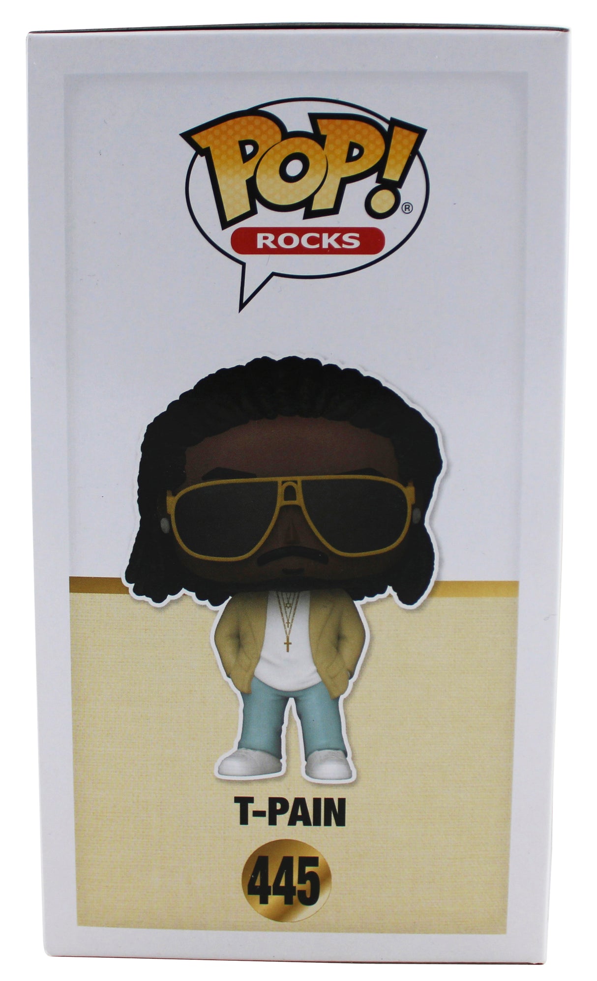 T-Pain Authentic Signed T-Pain #445 Funko Pop Vinyl Figure JSA #CE80215