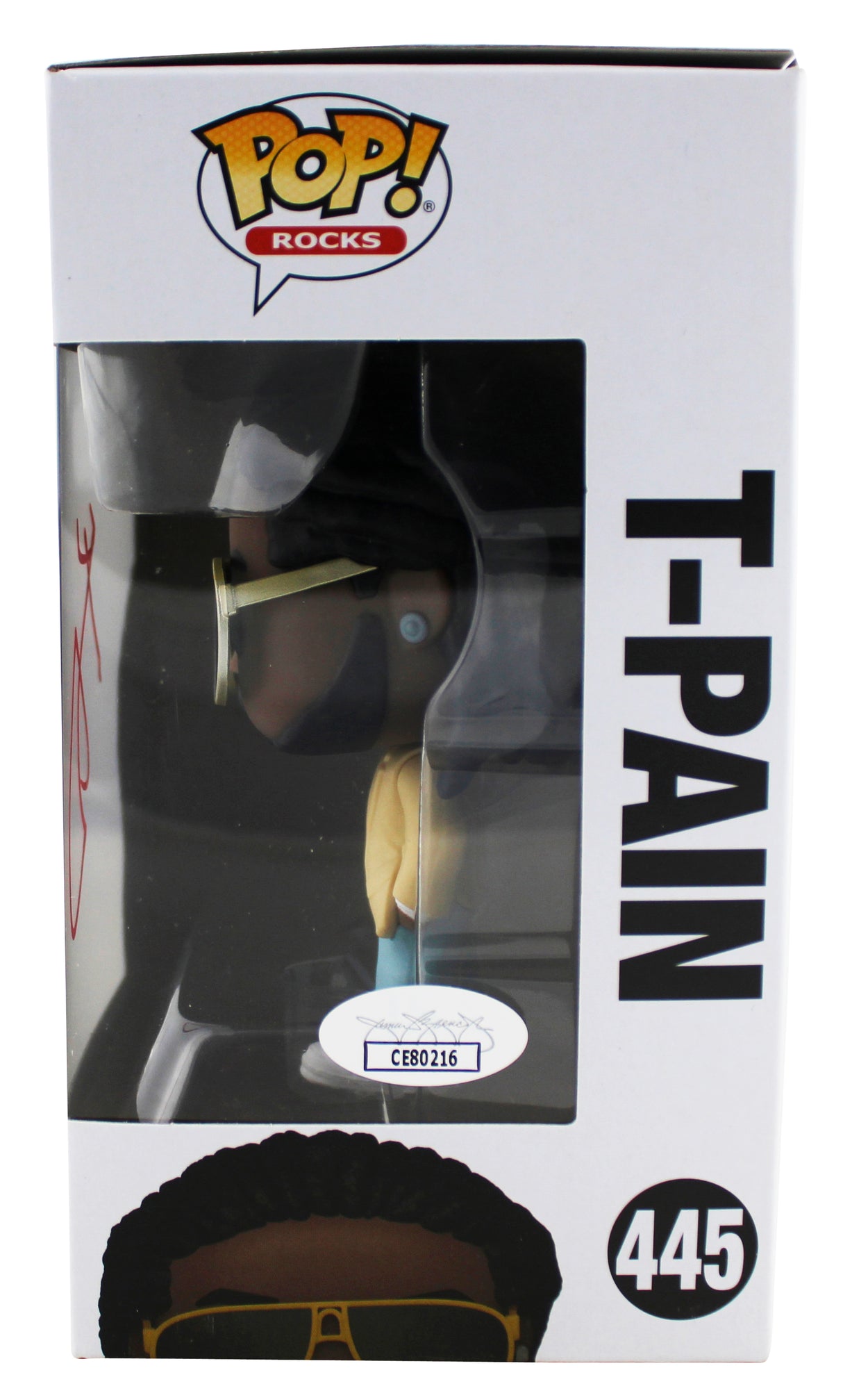 T-Pain Authentic Signed T-Pain #445 Funko Pop Vinyl Figure JSA #CE80216