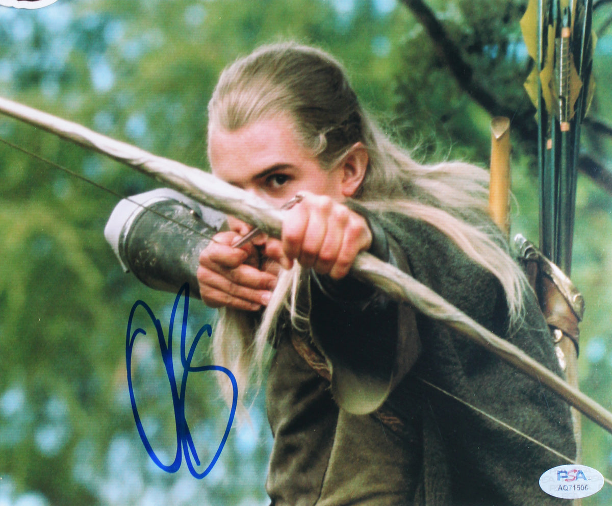 LOTR (6) Wood, Astin, Mortensen, Serkis, Davies, Bloom Signed Framed Display BAS