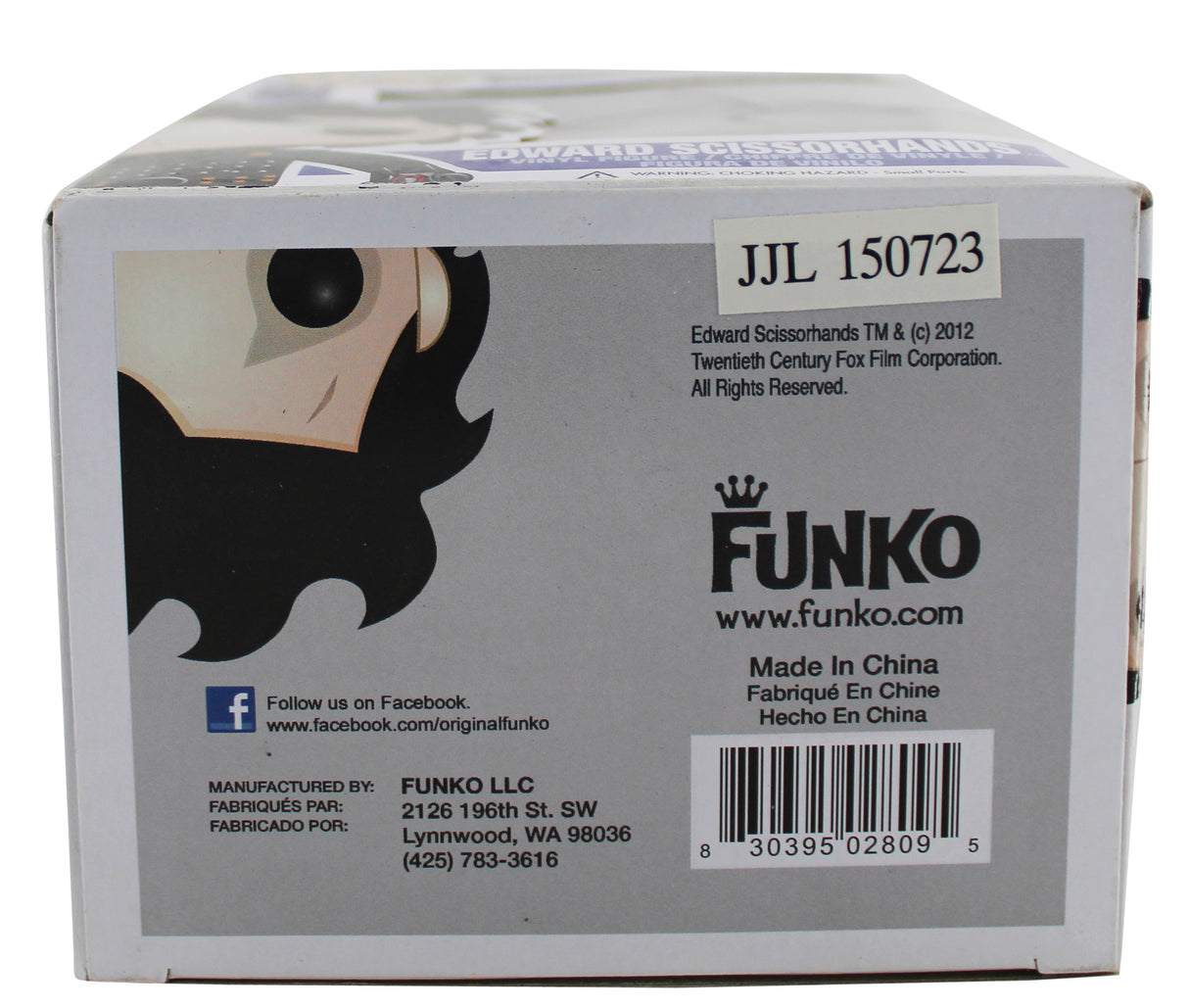 Johnny Depp Signed Edward Scissorhands #17 Funko Pop Vinyl Figure JSA #AH85870