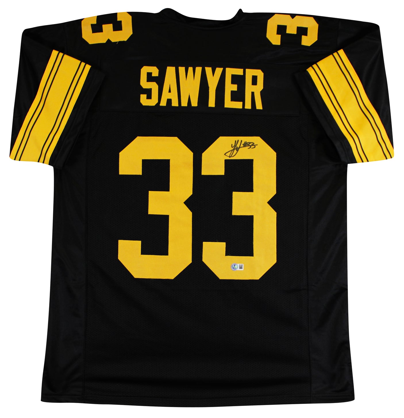 Jack Sawyer Authentic Signed Black Color Rush Pro Style Jersey BAS Witnessed
