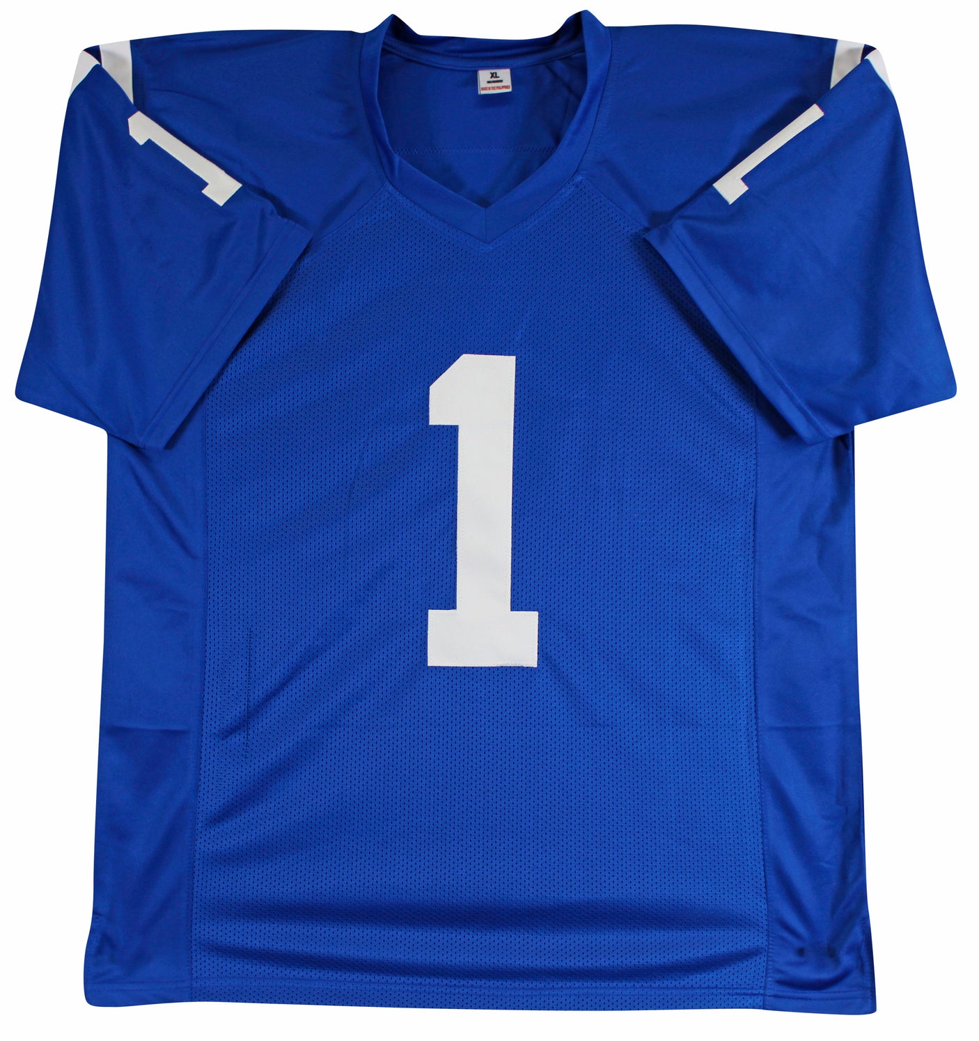 Ahmad "Sauce" Gardner Authentic Signed Blue Pro Style Jersey BAS Witnessed