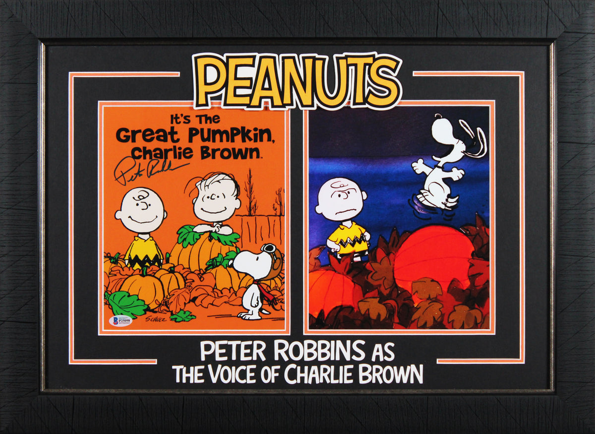 Peter Robbins Peanuts Authentic Signed 8x10 Framed Photo Autographed BAS 2