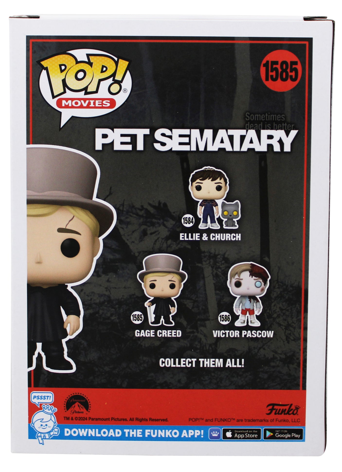 Miko Hughes Pet Sematary "Gage" Signed #1585 Funko Pop Vinyl Figure BAS #BU60492