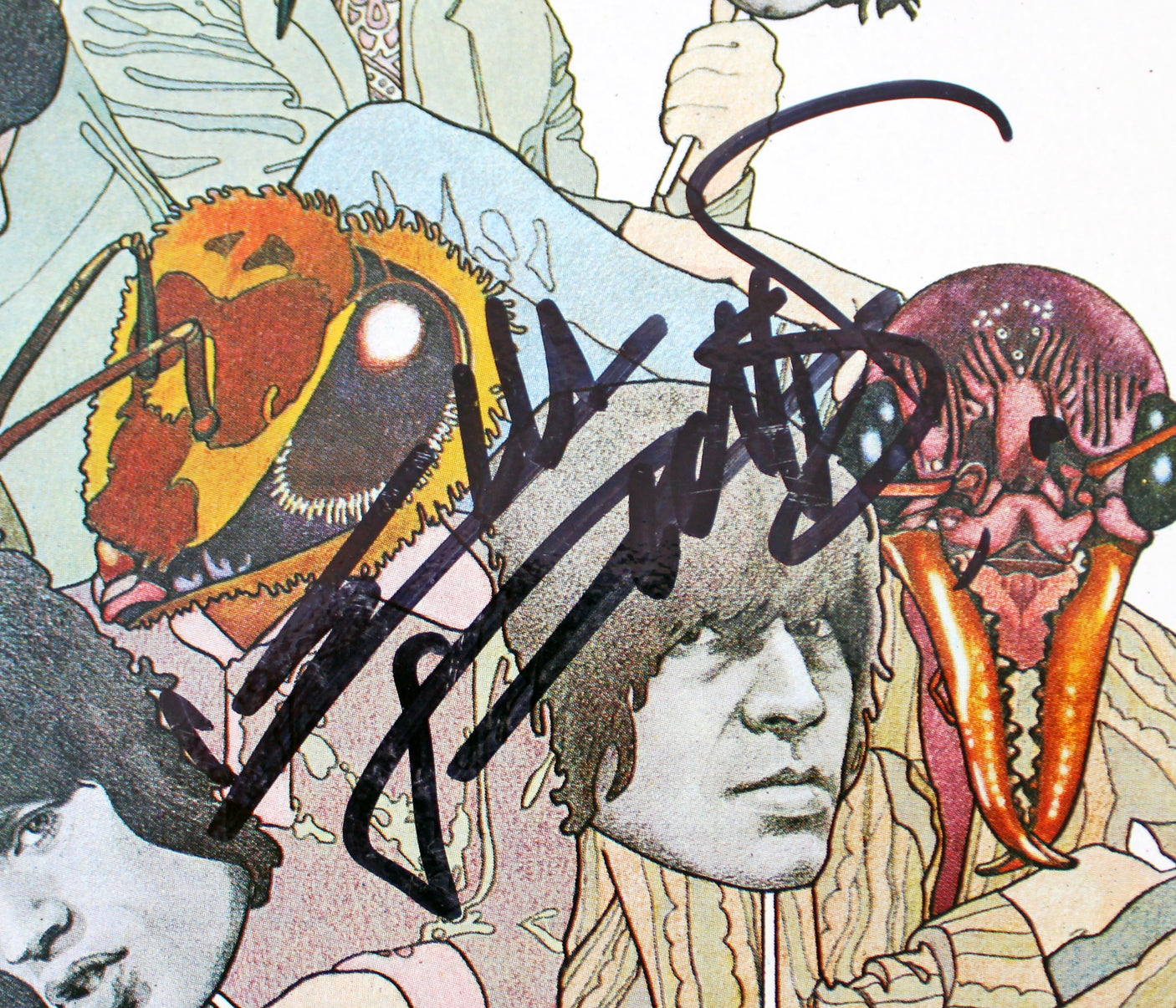 Keith Richards The Rolling Stones Signed Metamorphosis Album Cover BAS #A00798