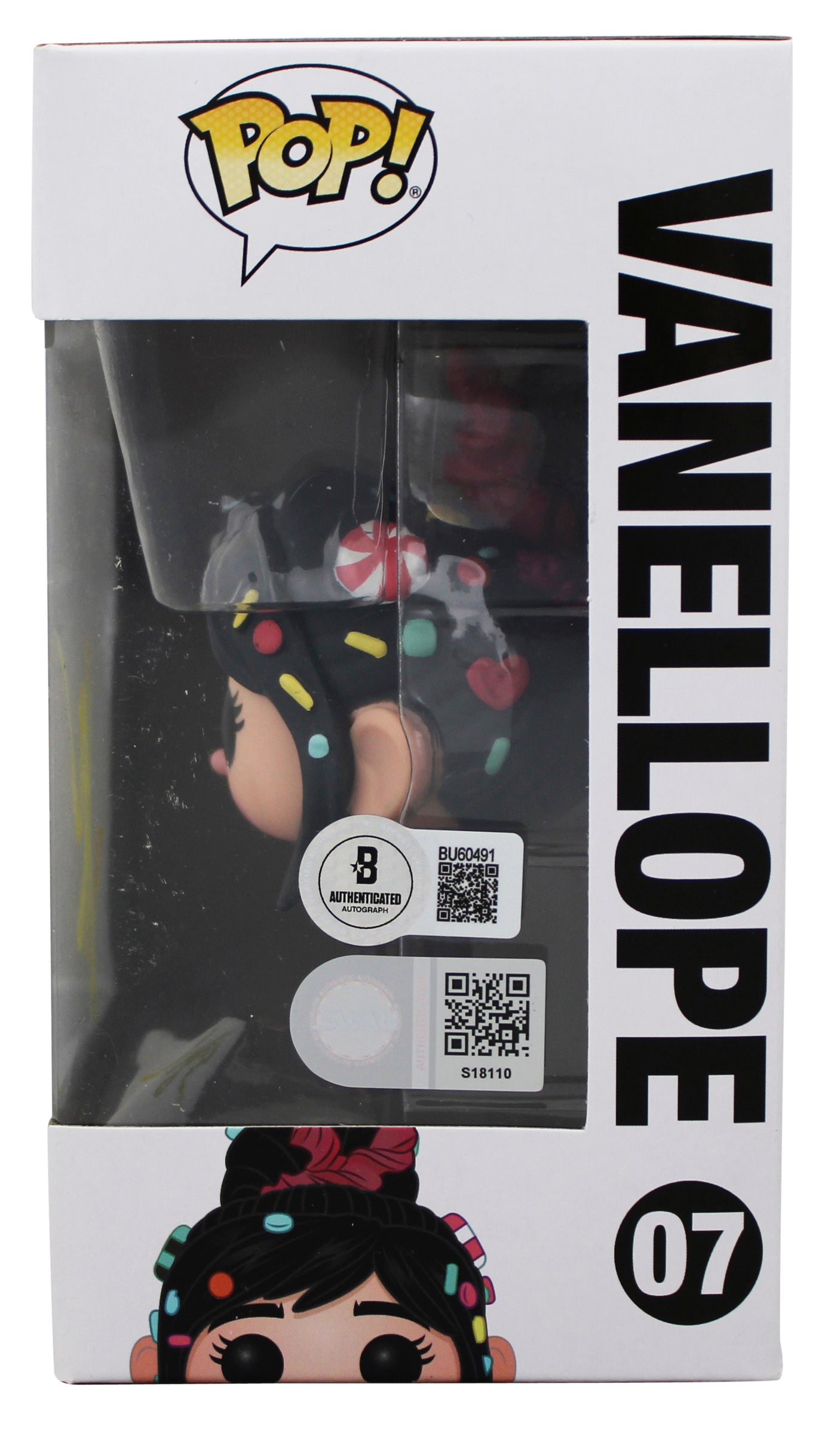 Sarah Silverman Wreck It Ralph Signed #07 Funko Pop Vinyl Figure BAS #BU60491