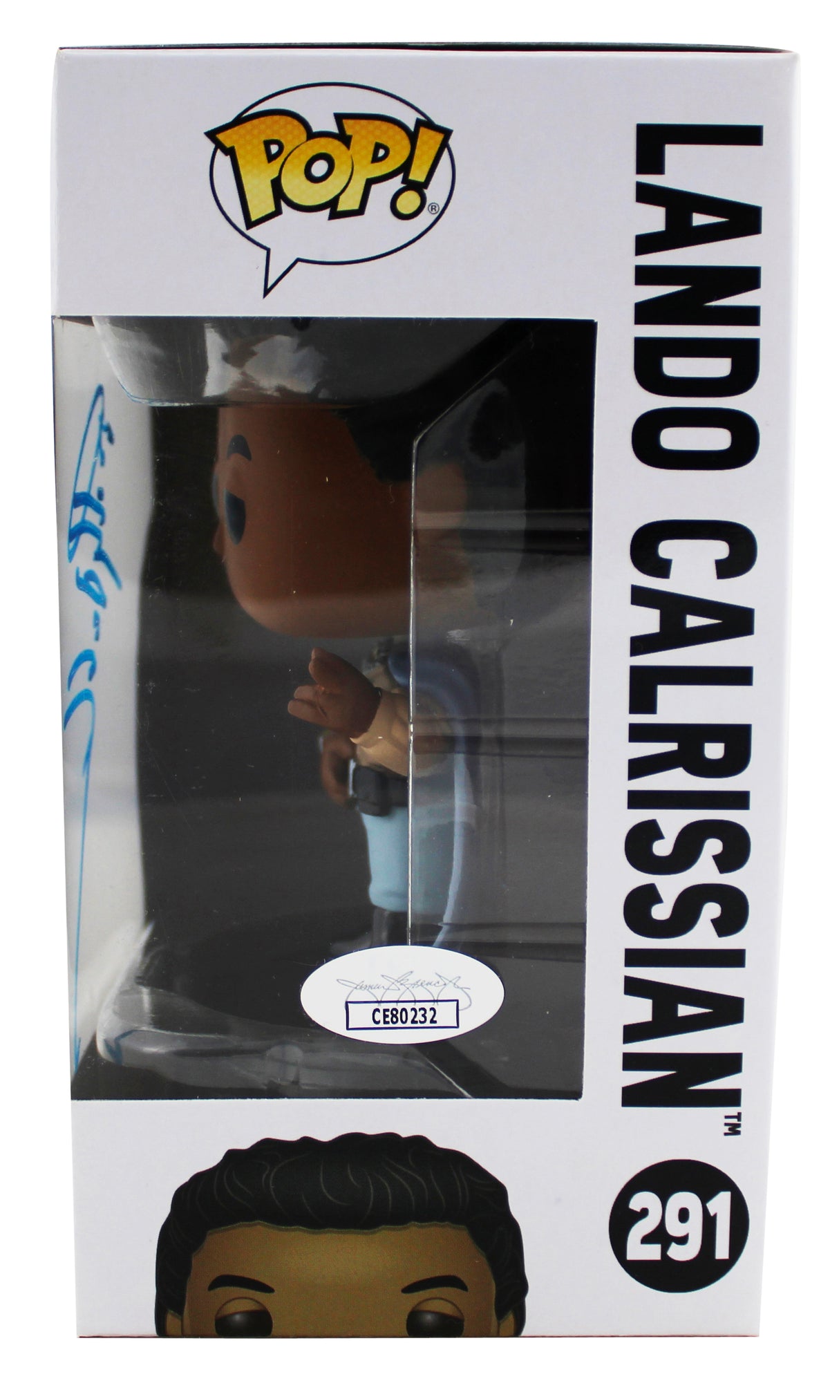 Billy Dee Williams Star Wars Signed Lando Calrissian #291 Funko Pop Figure JSA