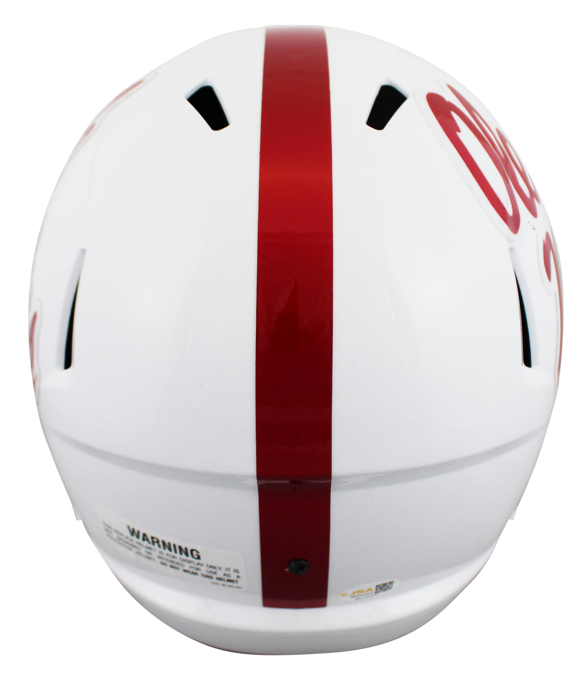 Ole Miss Kewan Lacy "Hotty Toddy" Signed F/S Speed Rep Helmet JSA Wit #WC730837