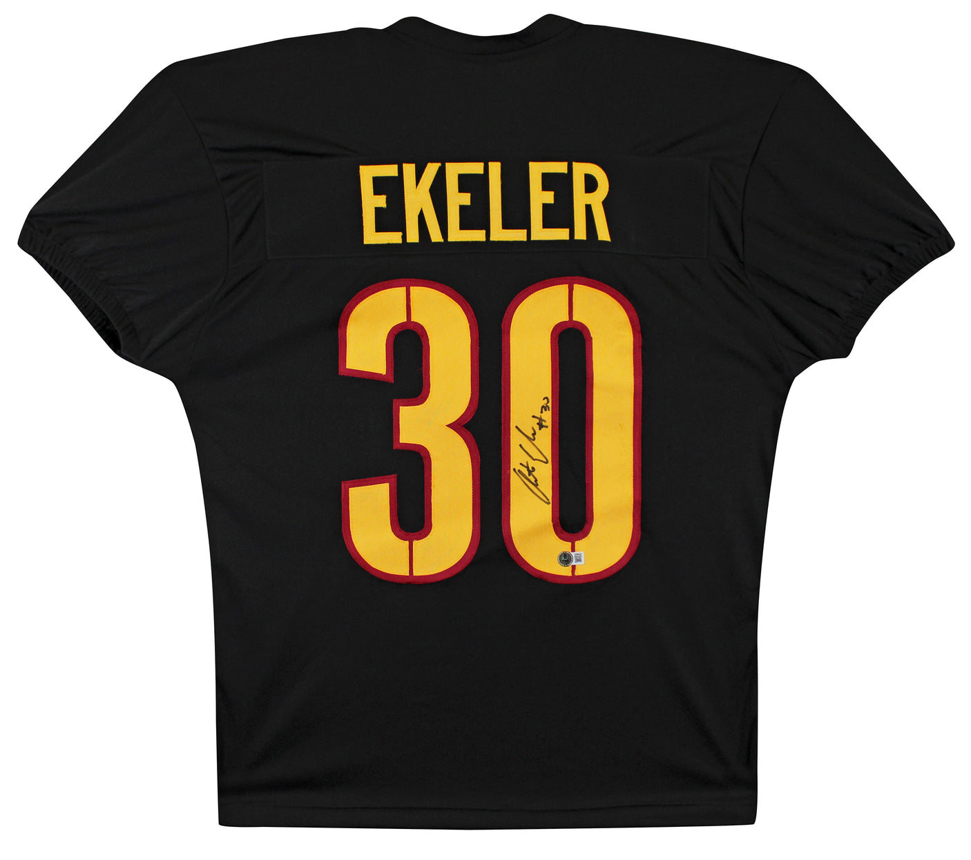 Austin Ekeler Authentic Signed Black Procut Style Jersey BAS Witnessed