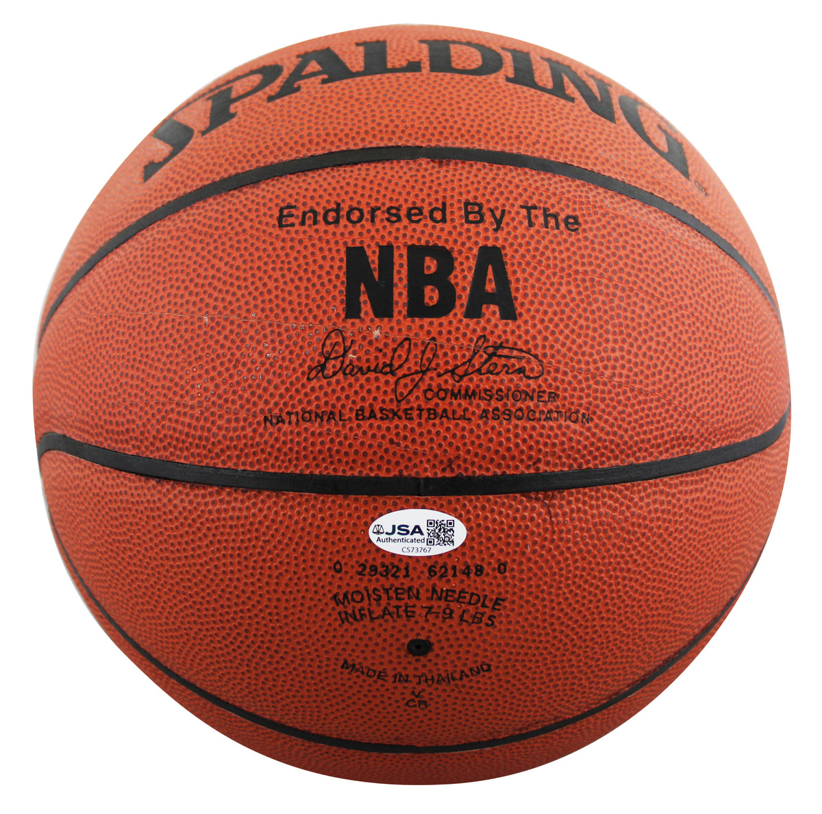 Lakers Kareem Abdul-Jabbar Authentic Signed Spalding I/O Basketball JSA #CS73767