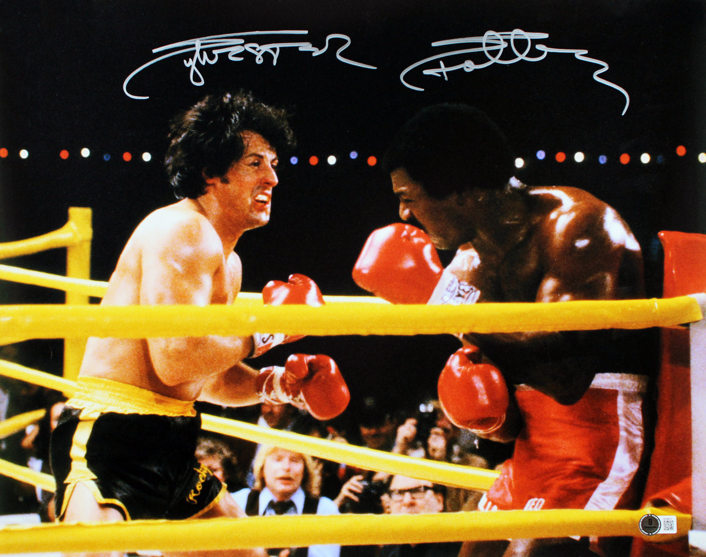 Sylvester Stallone Rocky Authentic Signed 16x20 Horizontal Boxing Photo BAS