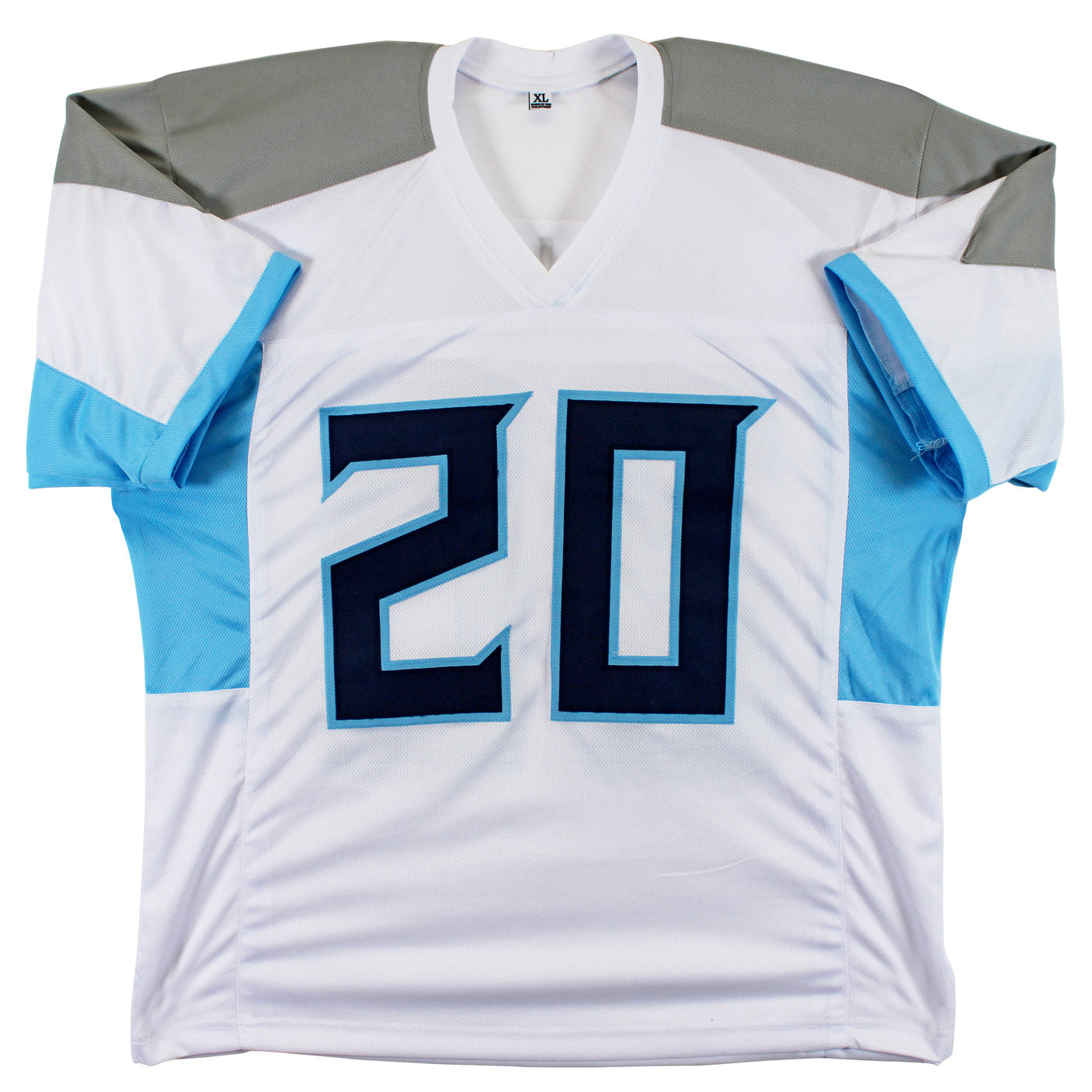 Tony Pollard Authentic Signed White Pro Style Jersey Autographed BAS Witnessed