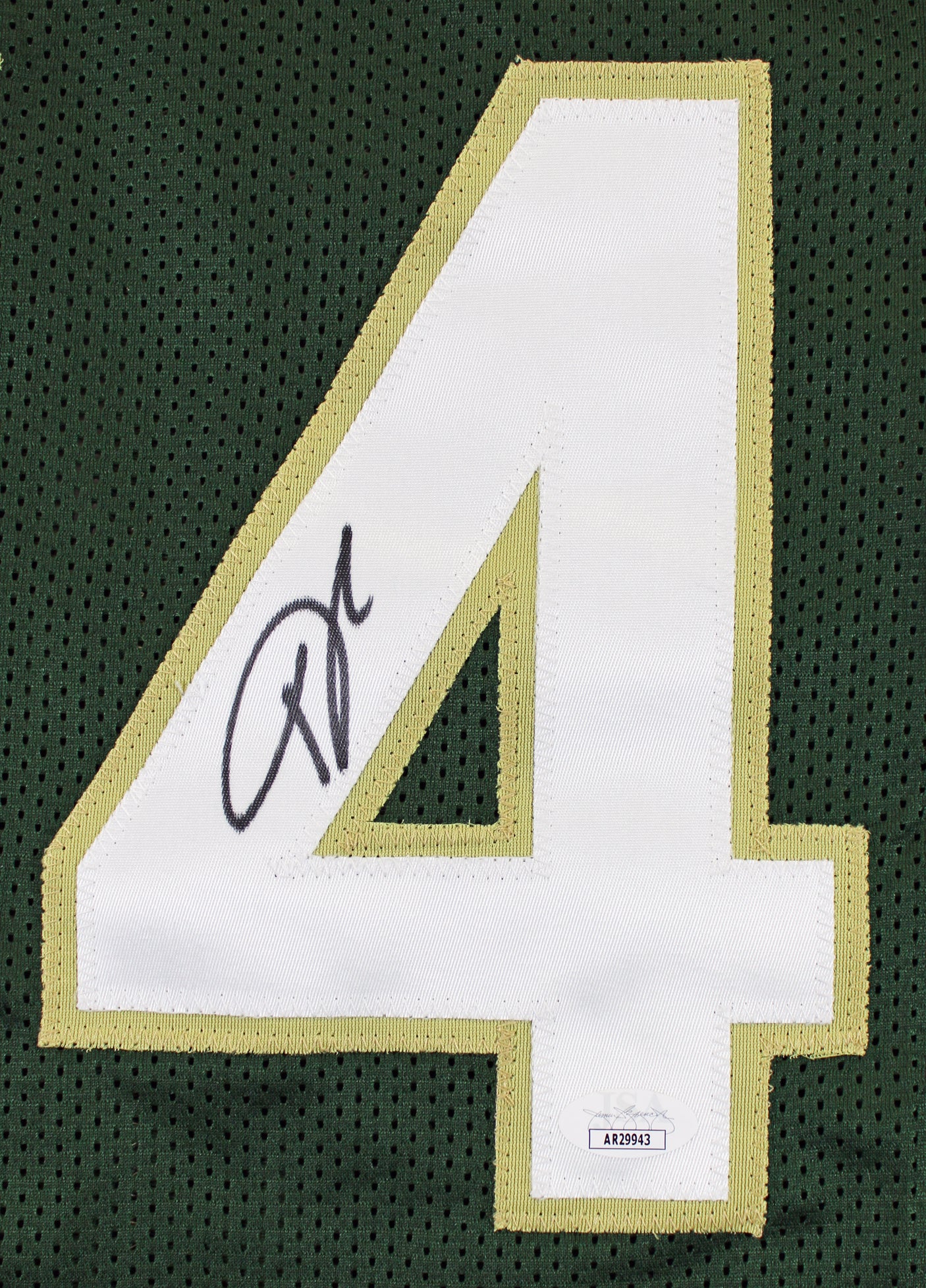 Giannis Antetokounmpo Authentic Signed Green Pro Style Jersey JSA