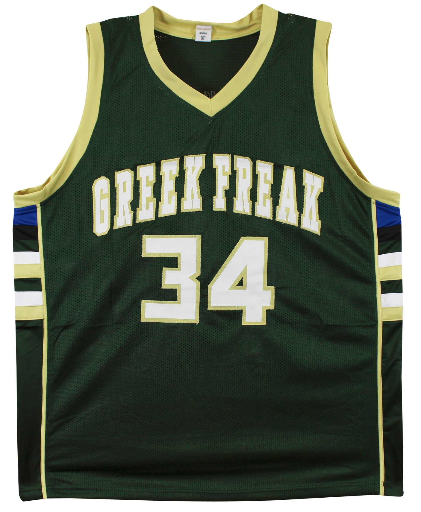 Giannis Antetokounmpo Authentic Signed Green Pro Style Jersey JSA