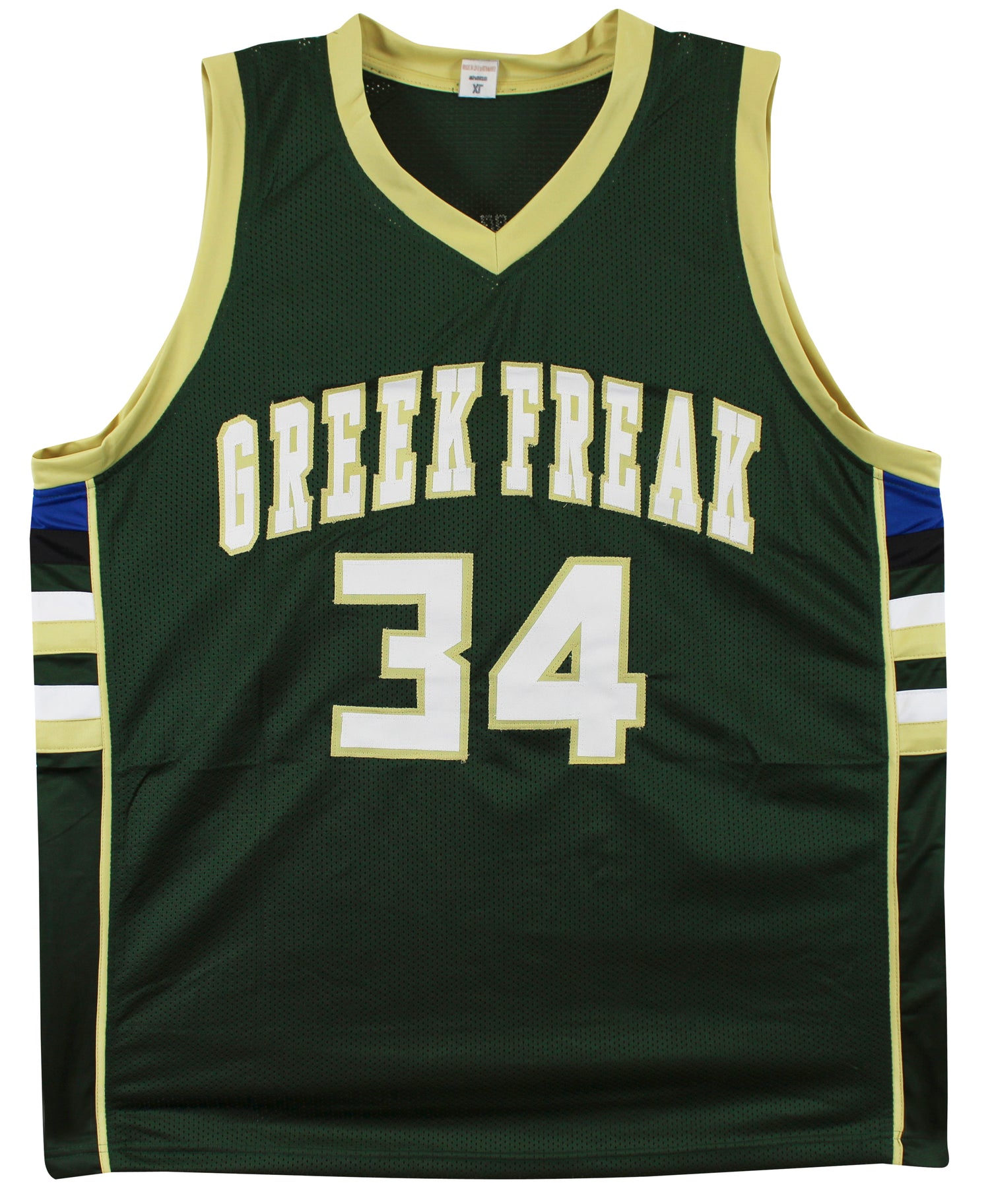 Giannis Antetokounmpo Authentic Signed Green Pro Style Jersey JSA