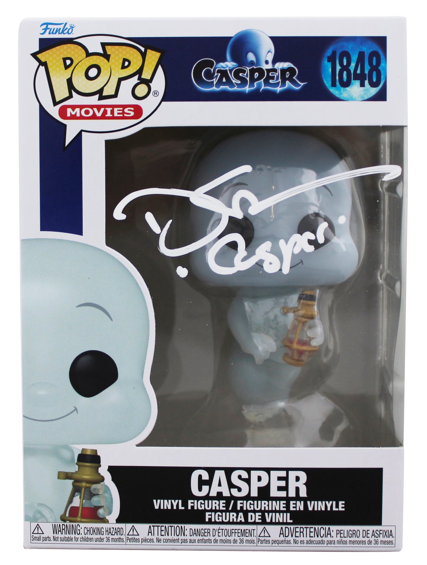 Devon Sawa "Casper" Signed Casper #1848 Funko Pop Vinyl Figure BAS Wit #4W168178