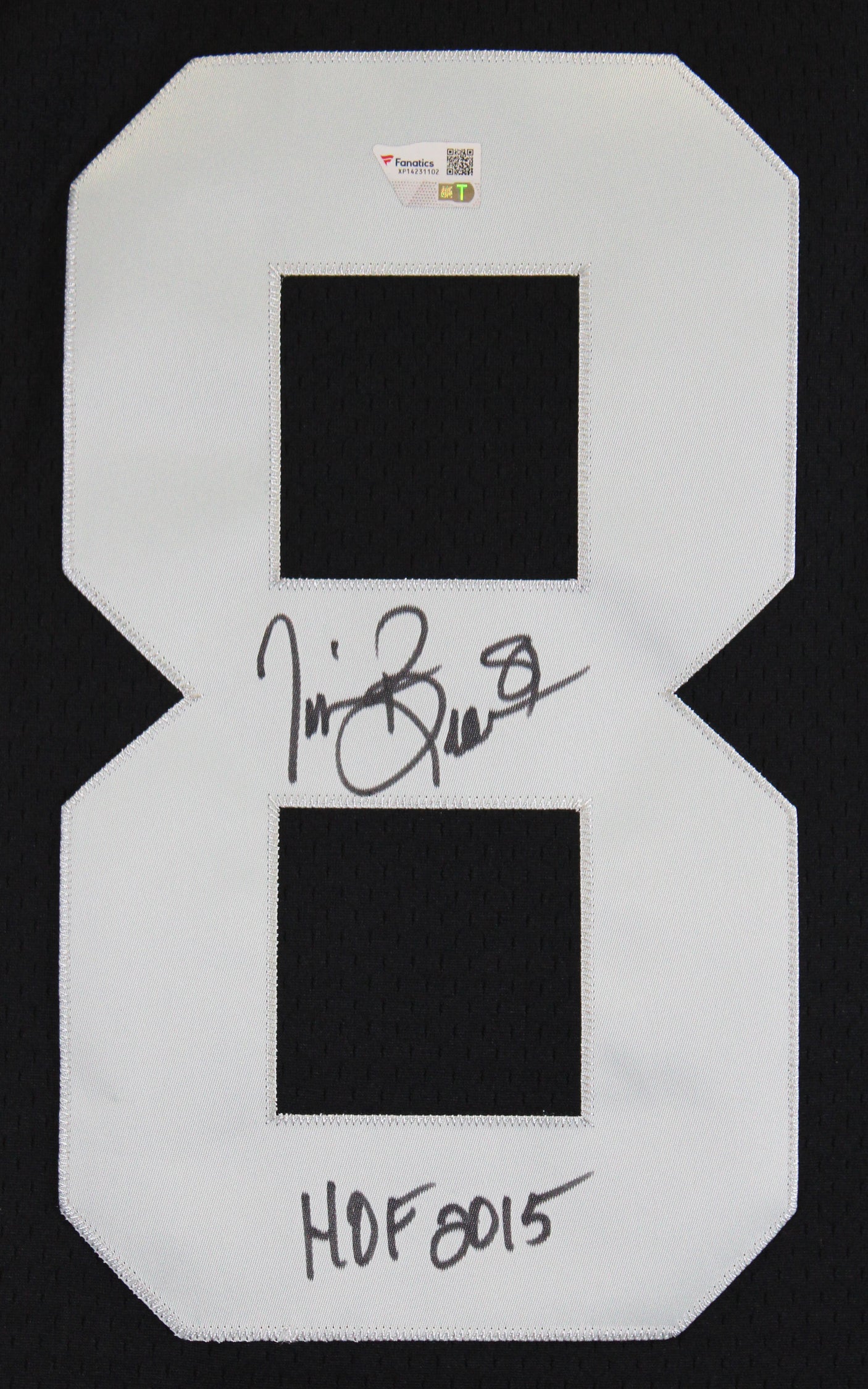 Raiders Tim Brown "HOF 2015" Authentic Signed Black M&N TB Jersey Fanatics