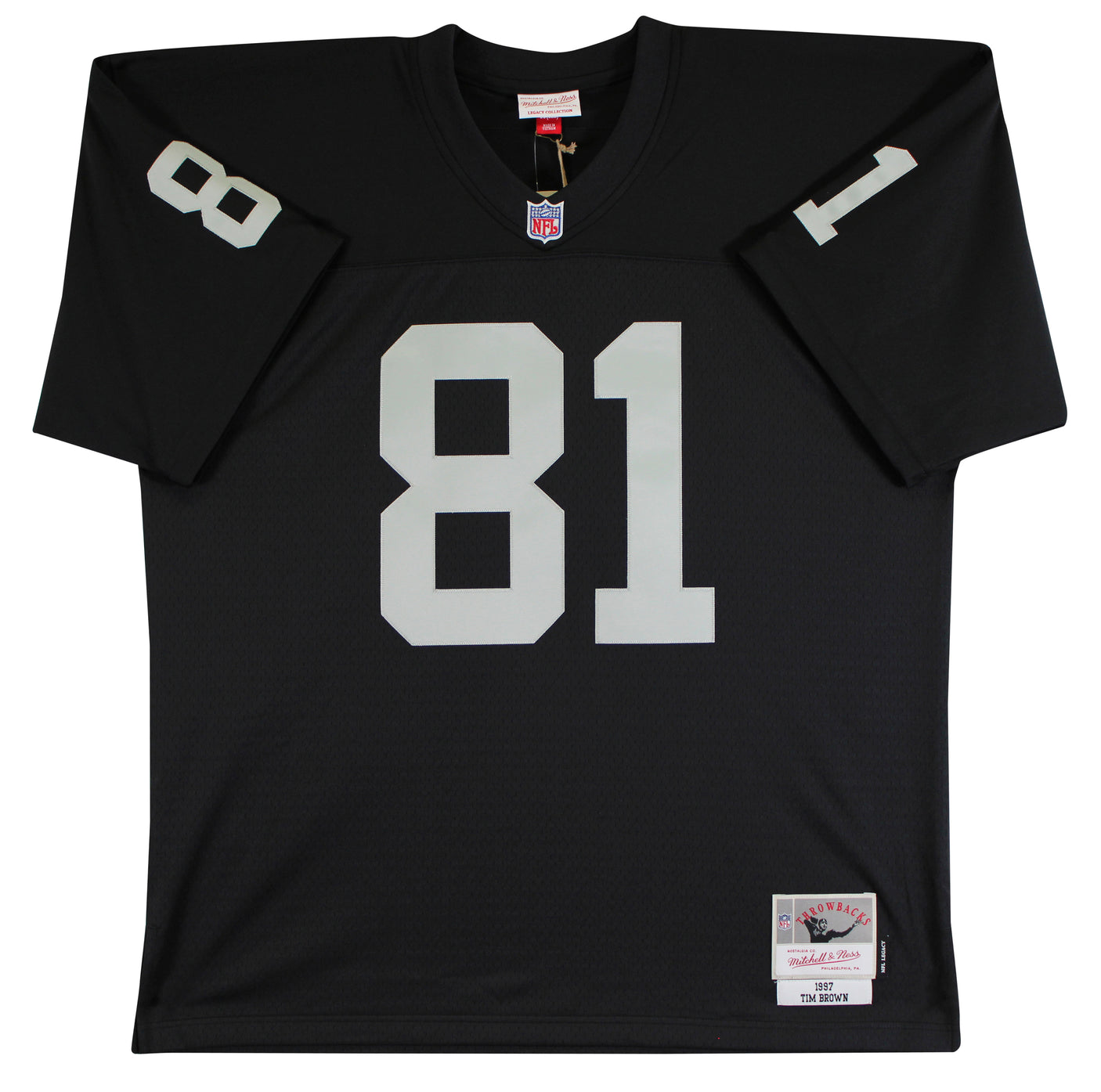 Raiders Tim Brown "HOF 2015" Authentic Signed Black M&N TB Jersey Fanatics