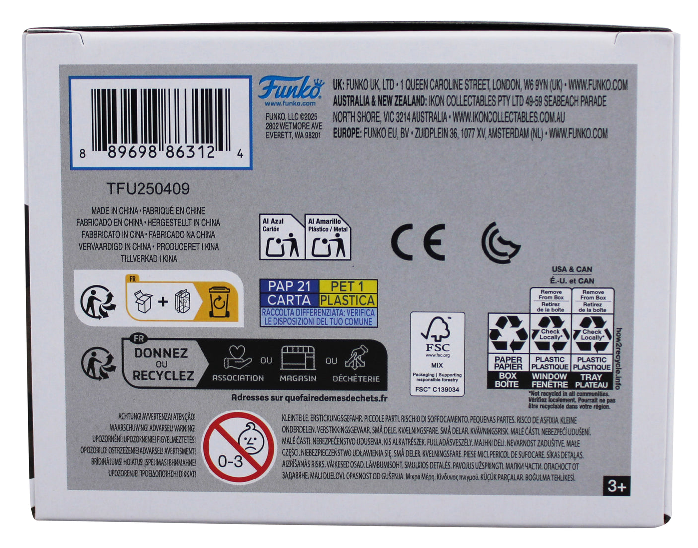 Lakers Shaquille O'Neal Signed #208 Funko Pop Vinyl Figure BAS Witness #3W386155