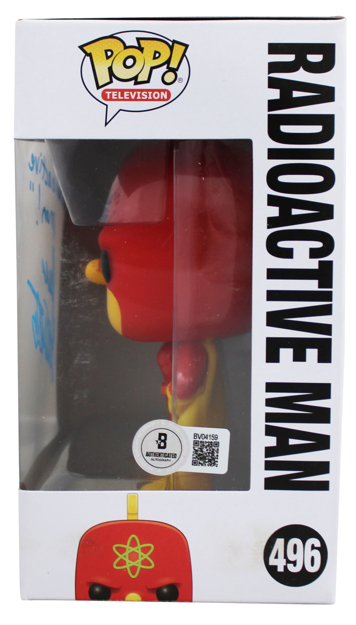 Dan Castellaneta The Simpsons Signed #496 Funko Pop Vinyl Figure BAS #BV04159