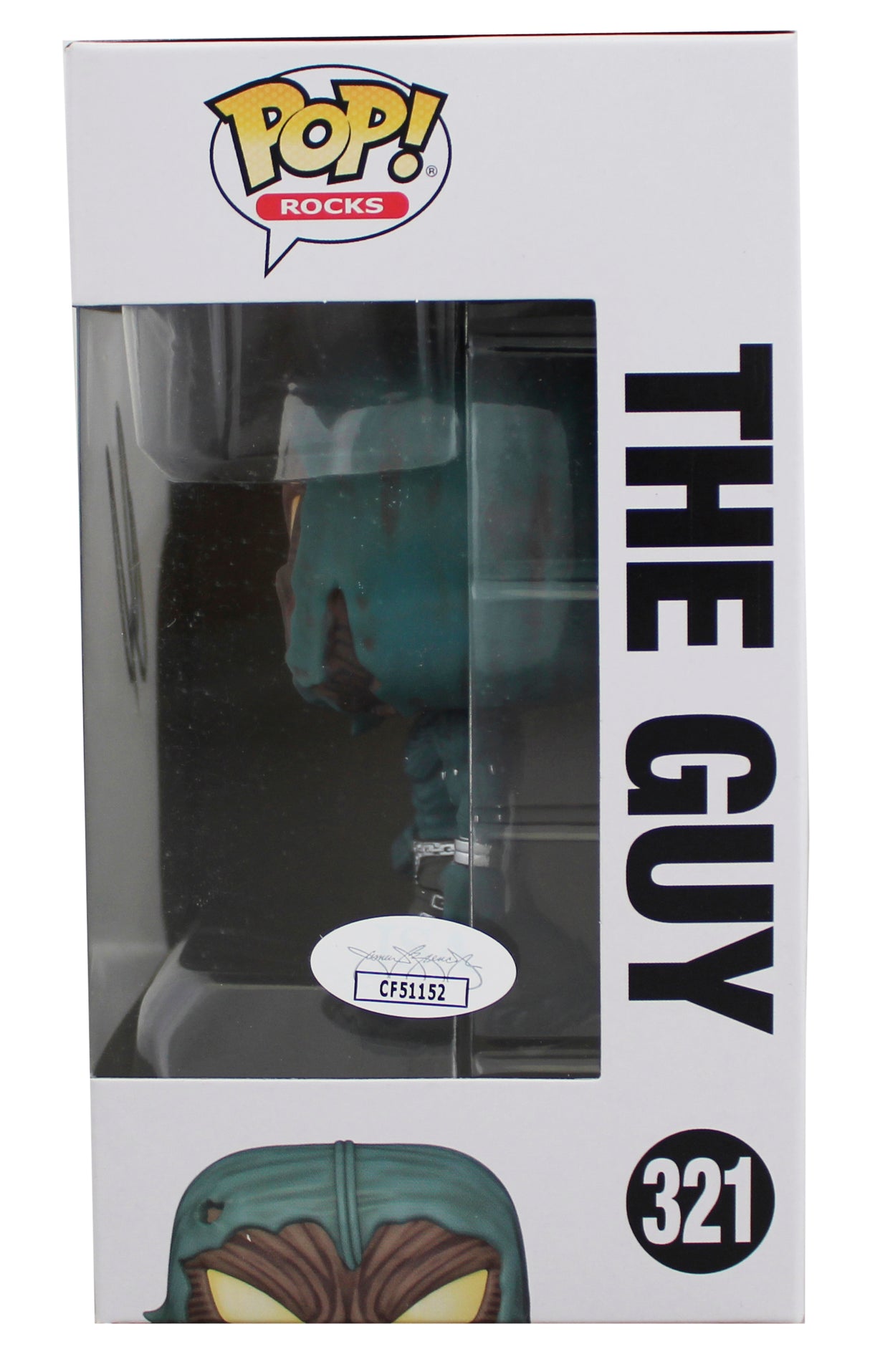 David Draiman Disturbed Authentic Signed The Guy #321 Funko Pop Vinyl Figure JSA