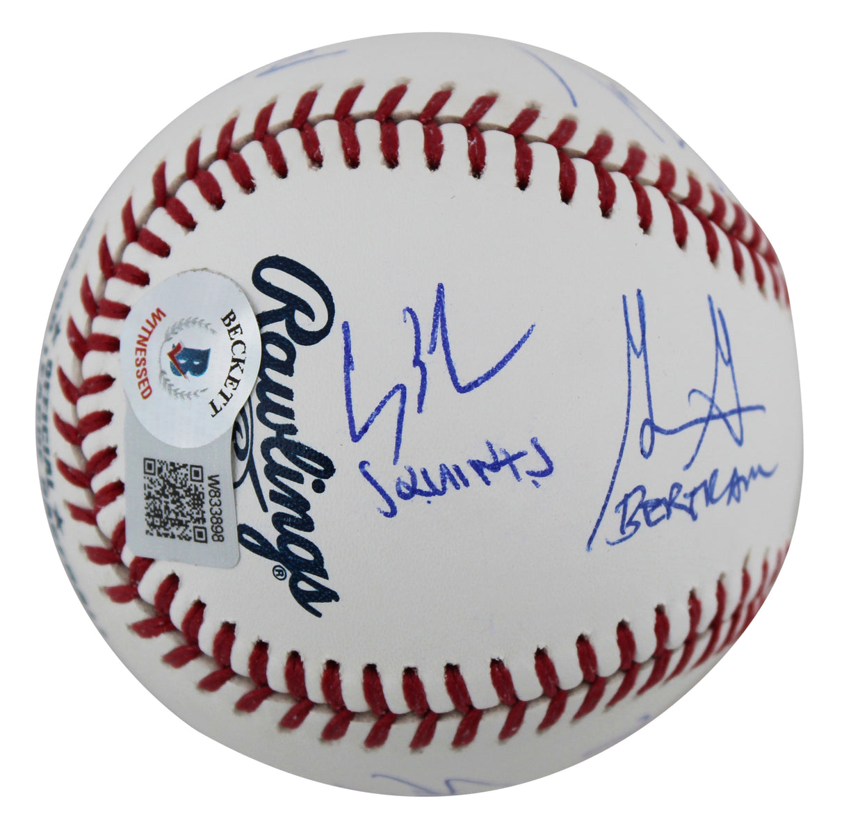 Sandlot (8) Guiry, Leopardi, Renna +5 Signed Sandlot Baseball w/ Case BAS