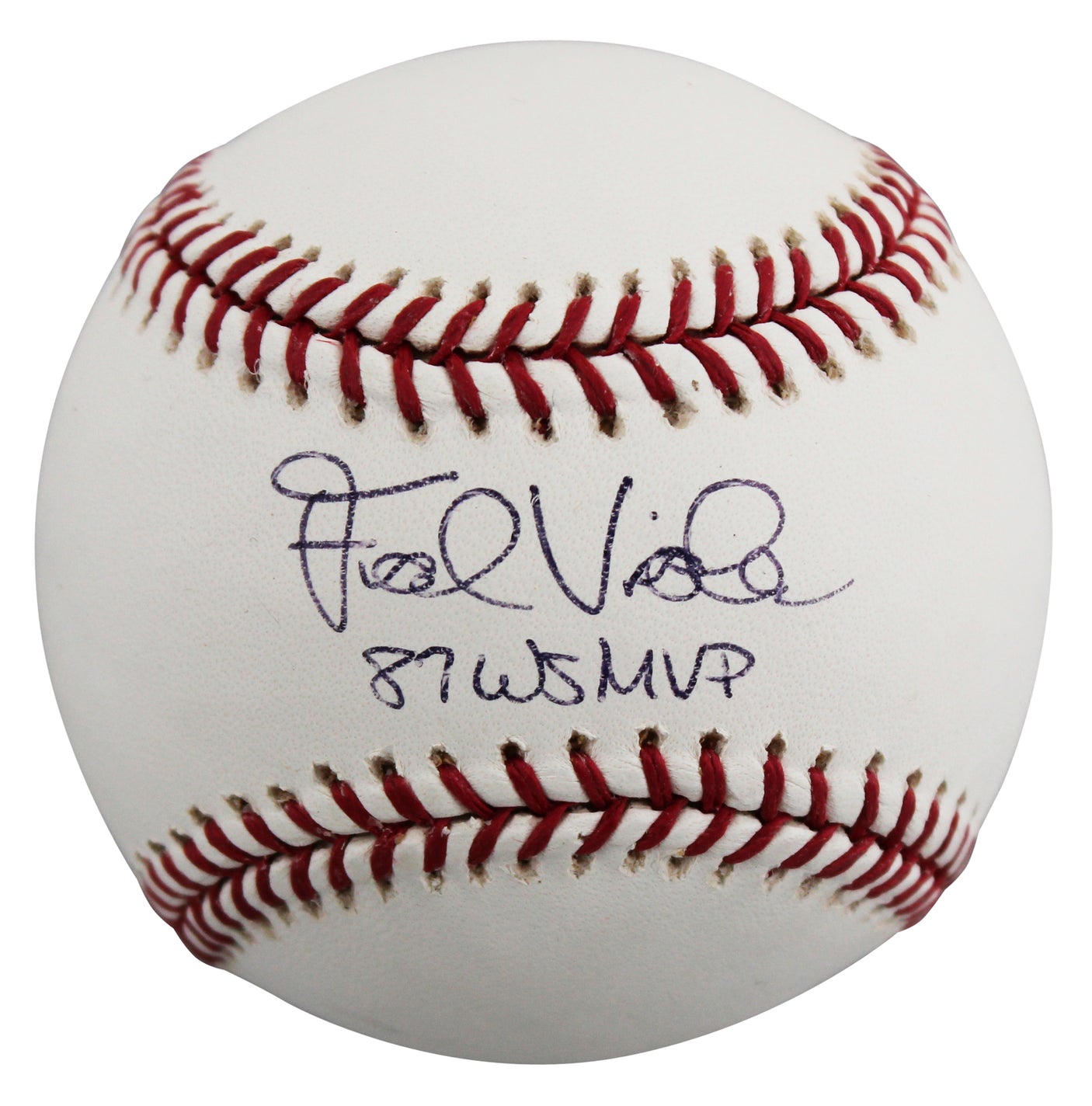 Twins Frank Viola "87 WS MVP" Authentic Signed Selig OML Baseball BAS #BU43438