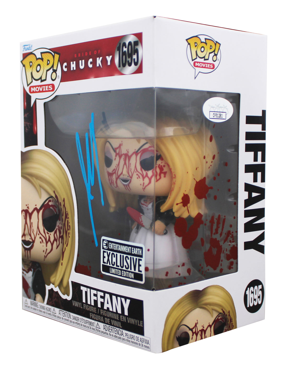 Jennifer Tilly Bride of Chucky Signed #1695 Funko Pop Vinyl Figure JSA #CE51281